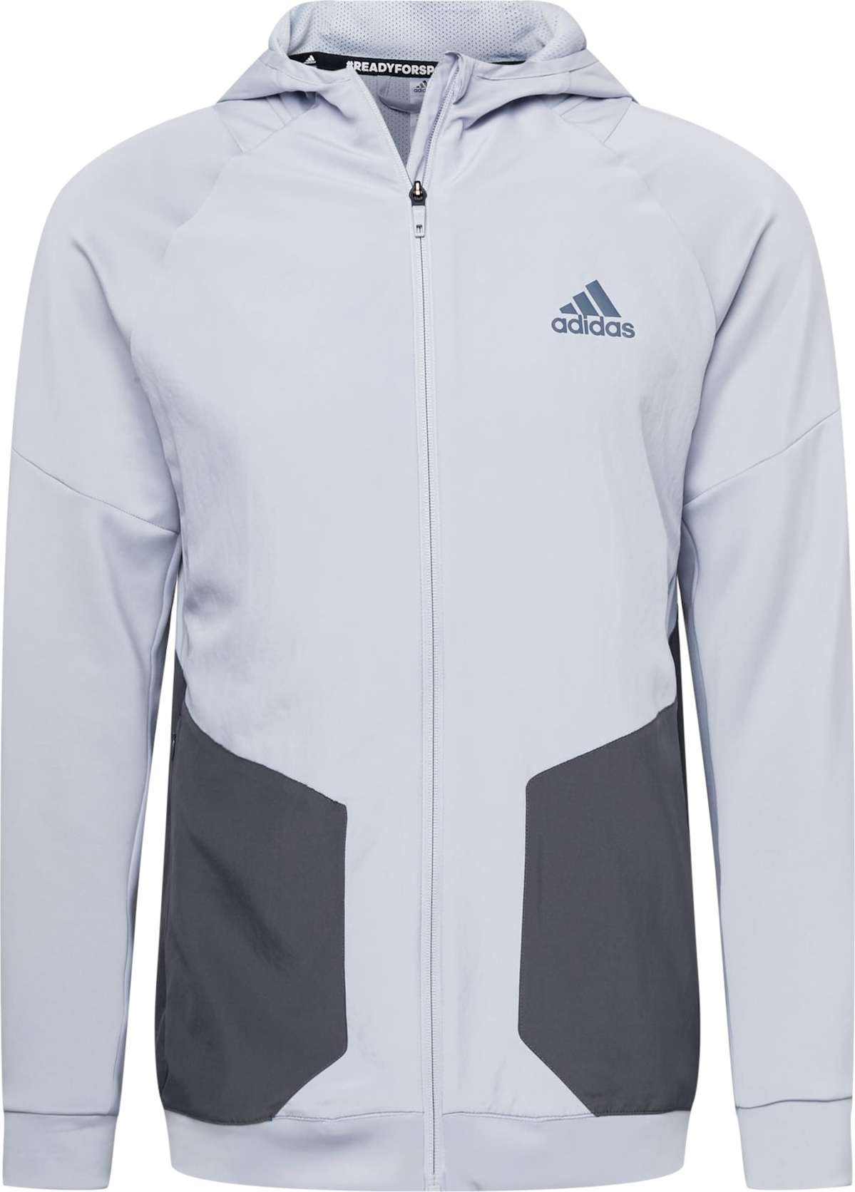 ADIDAS SPORTSWEAR Sportovní bunda šedá / tmavě šedá