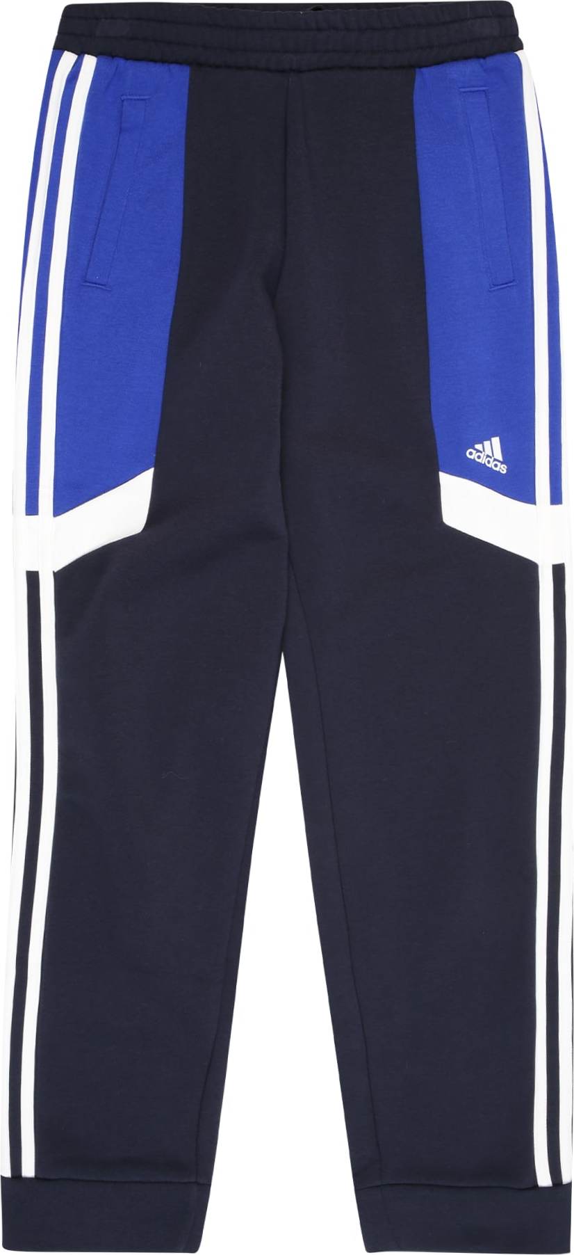 ADIDAS SPORTSWEAR Sportovní kalhoty modrá / černá / bílá