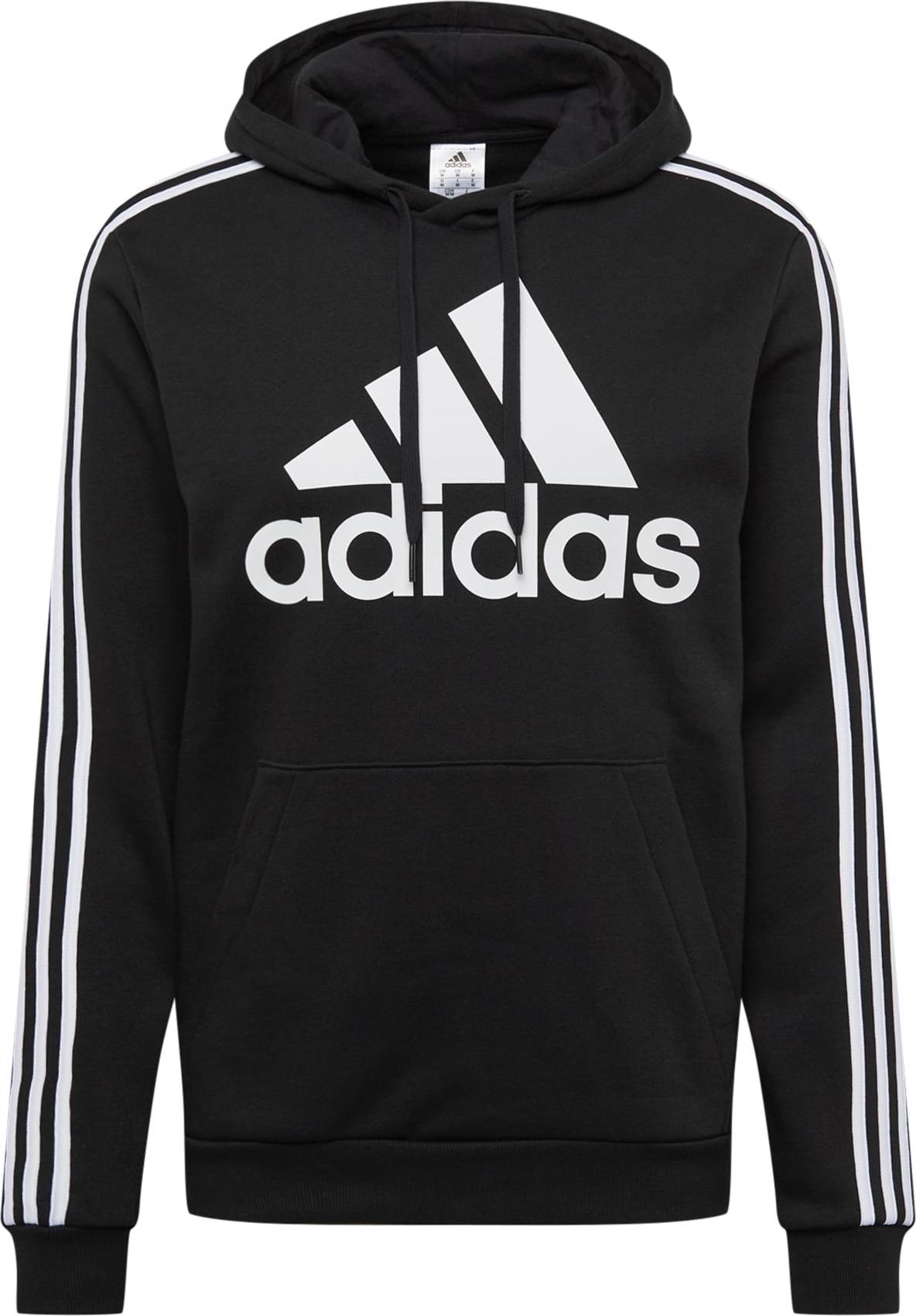 ADIDAS SPORTSWEAR Sportovní mikina černá / bílá