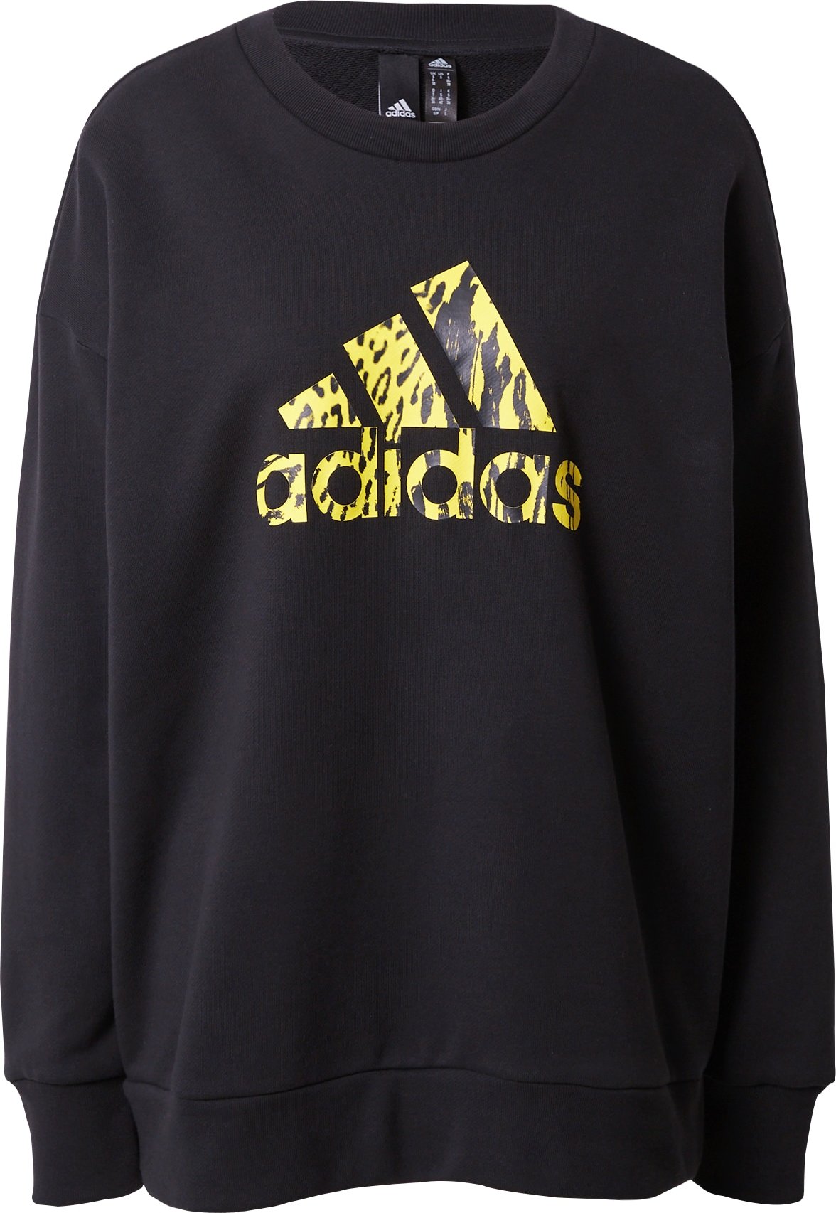 ADIDAS SPORTSWEAR Sportovní mikina žlutá / černá