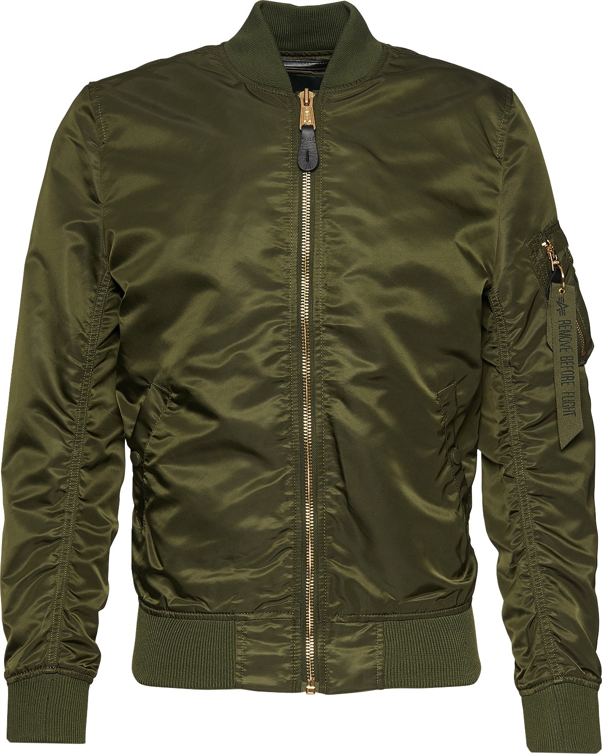 ALPHA INDUSTRIES Přechodná bunda 'MA-1 VF LW' tmavě zelená