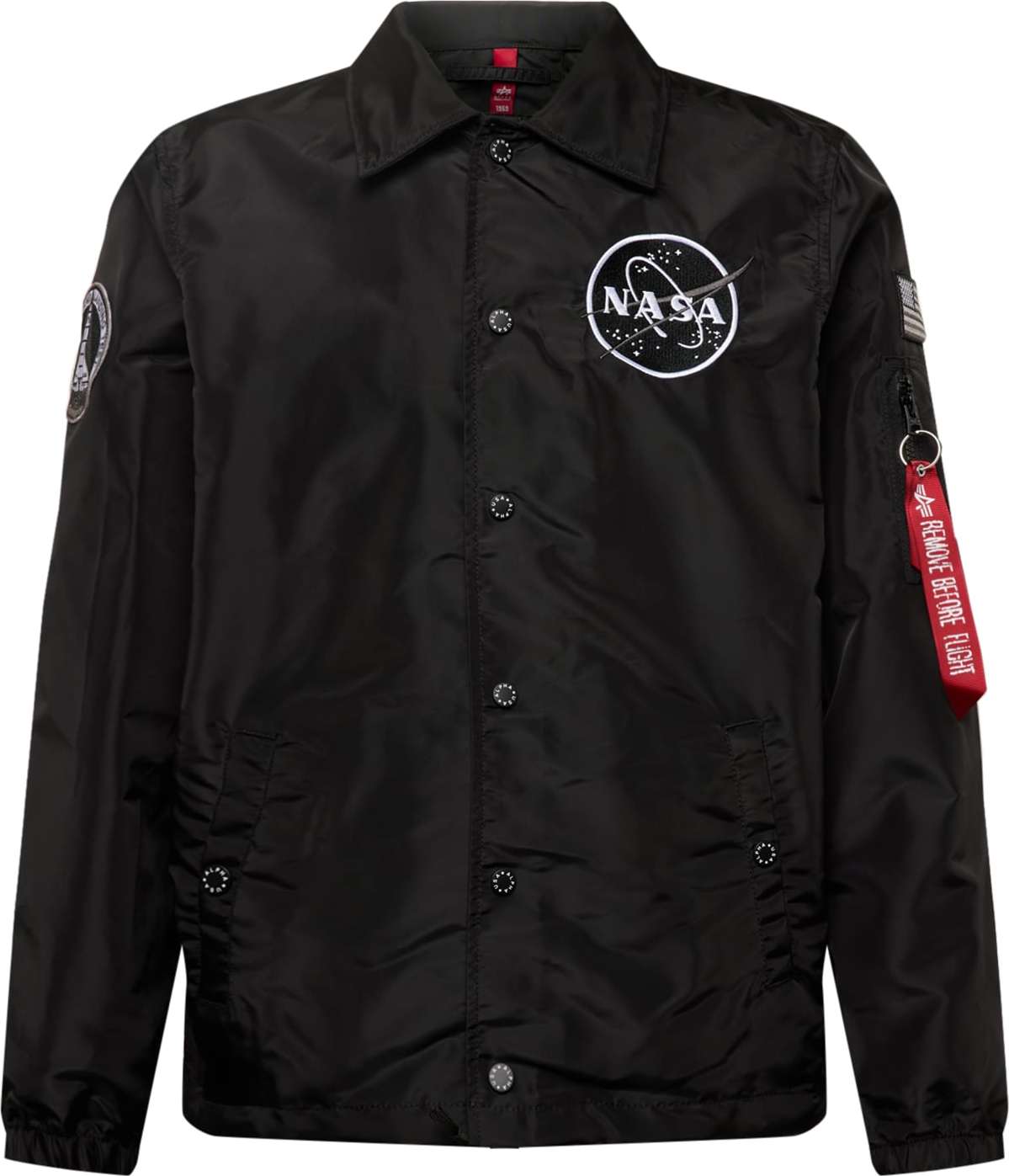 ALPHA INDUSTRIES Přechodná bunda 'NASA' černá