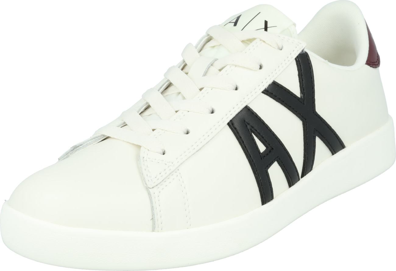 ARMANI EXCHANGE Tenisky černá / offwhite