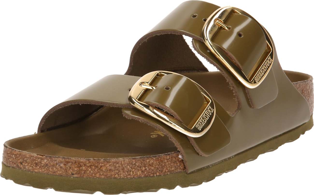 BIRKENSTOCK Pantofle khaki