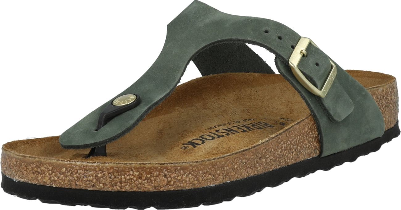 BIRKENSTOCK Žabky olivová