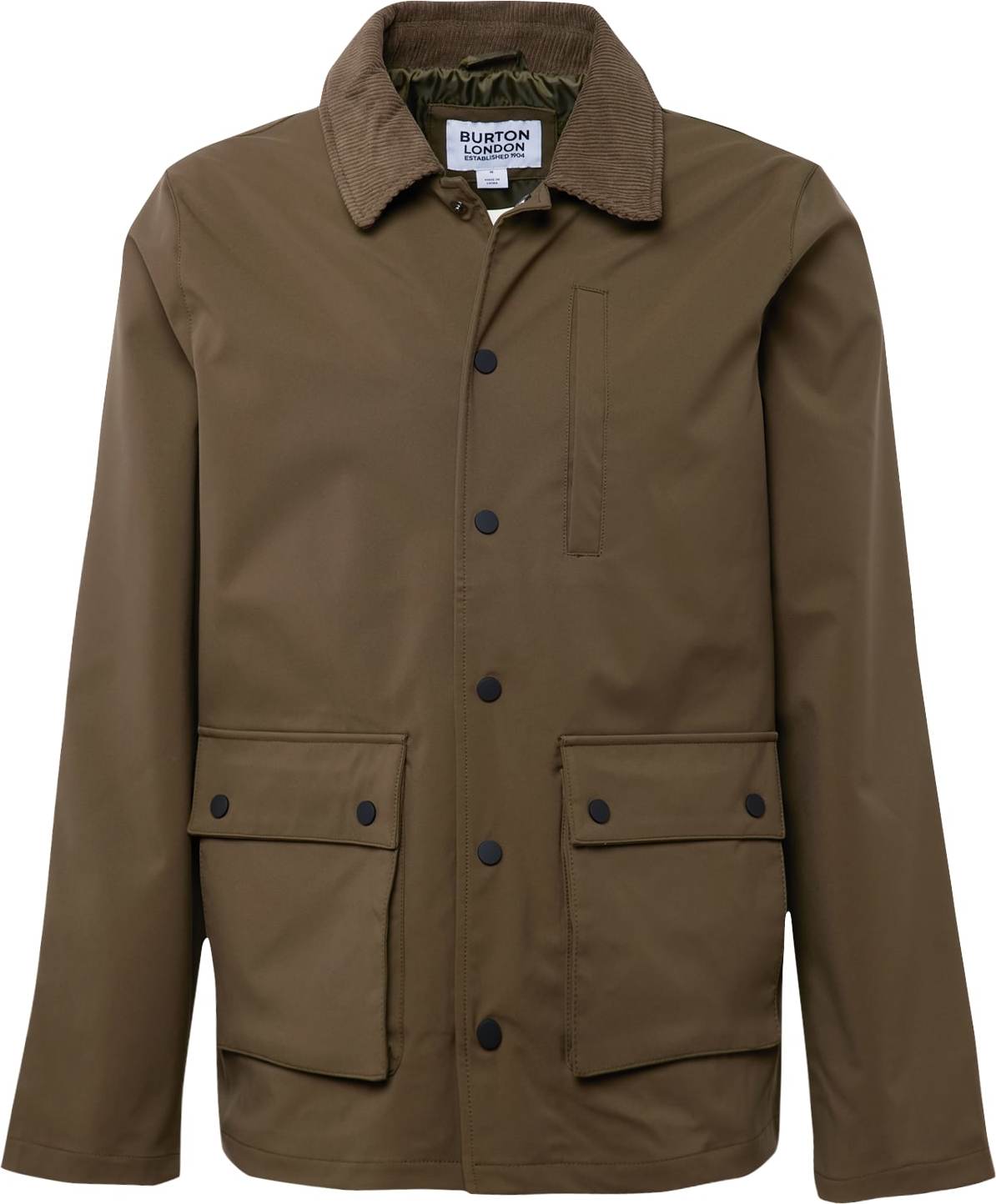 BURTON MENSWEAR LONDON Přechodná bunda khaki