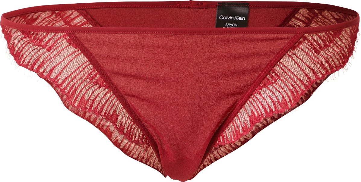 Calvin Klein Underwear Kalhotky červená