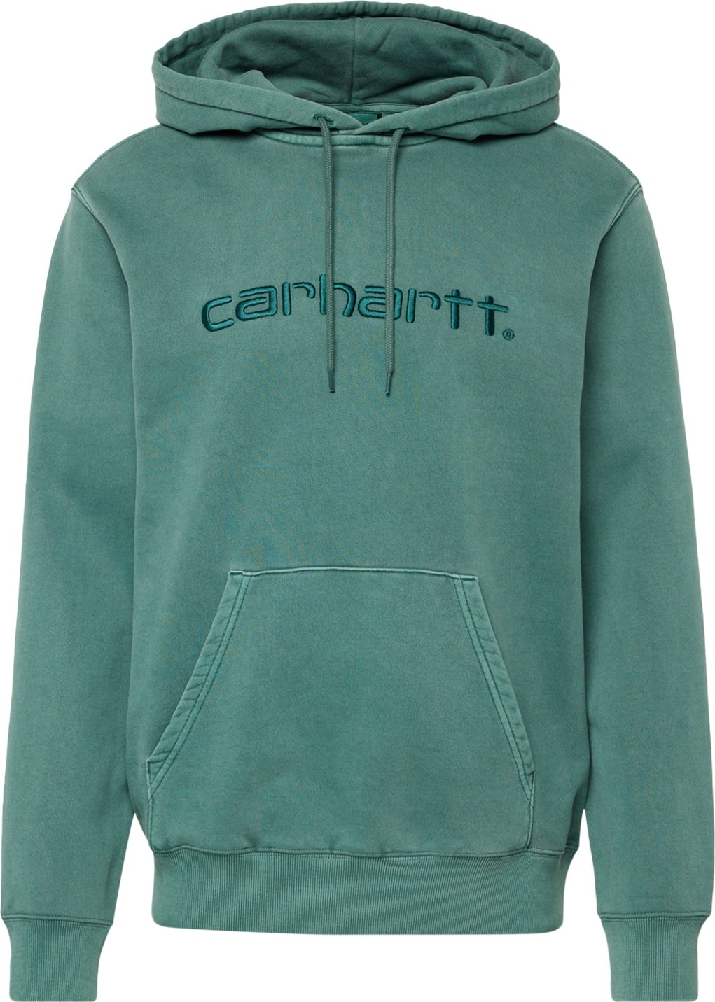 Carhartt WIP Mikina smaragdová / tmavě zelená