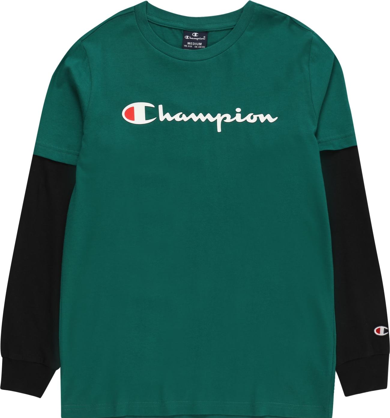 Champion Authentic Athletic Apparel Tričko zelená / černá / bílá