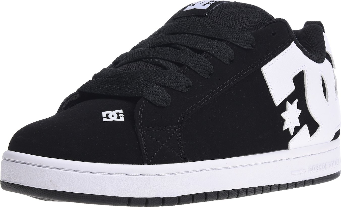 DC Shoes Tenisky 'COURT GRAFFIK' černá / bílá