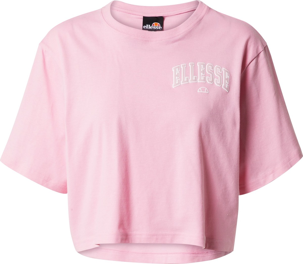 ELLESSE Tričko 'Beneventi' pink / bílá