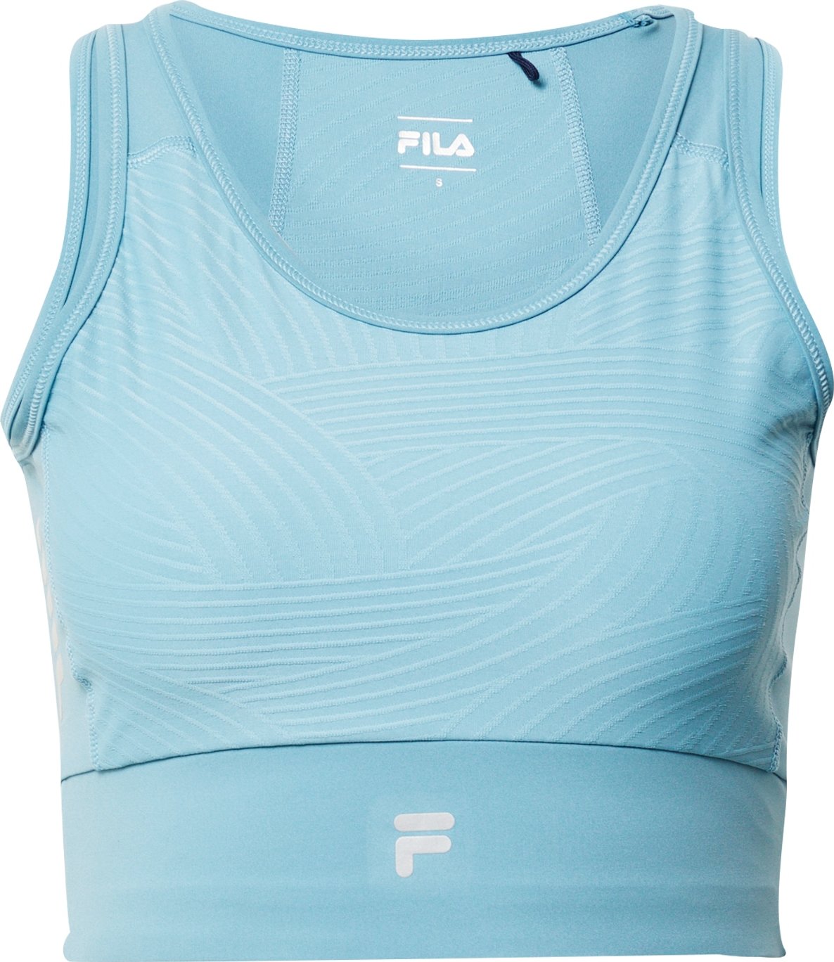 FILA Sportovní podprsenka 'RAFAELA' světlemodrá / bílá