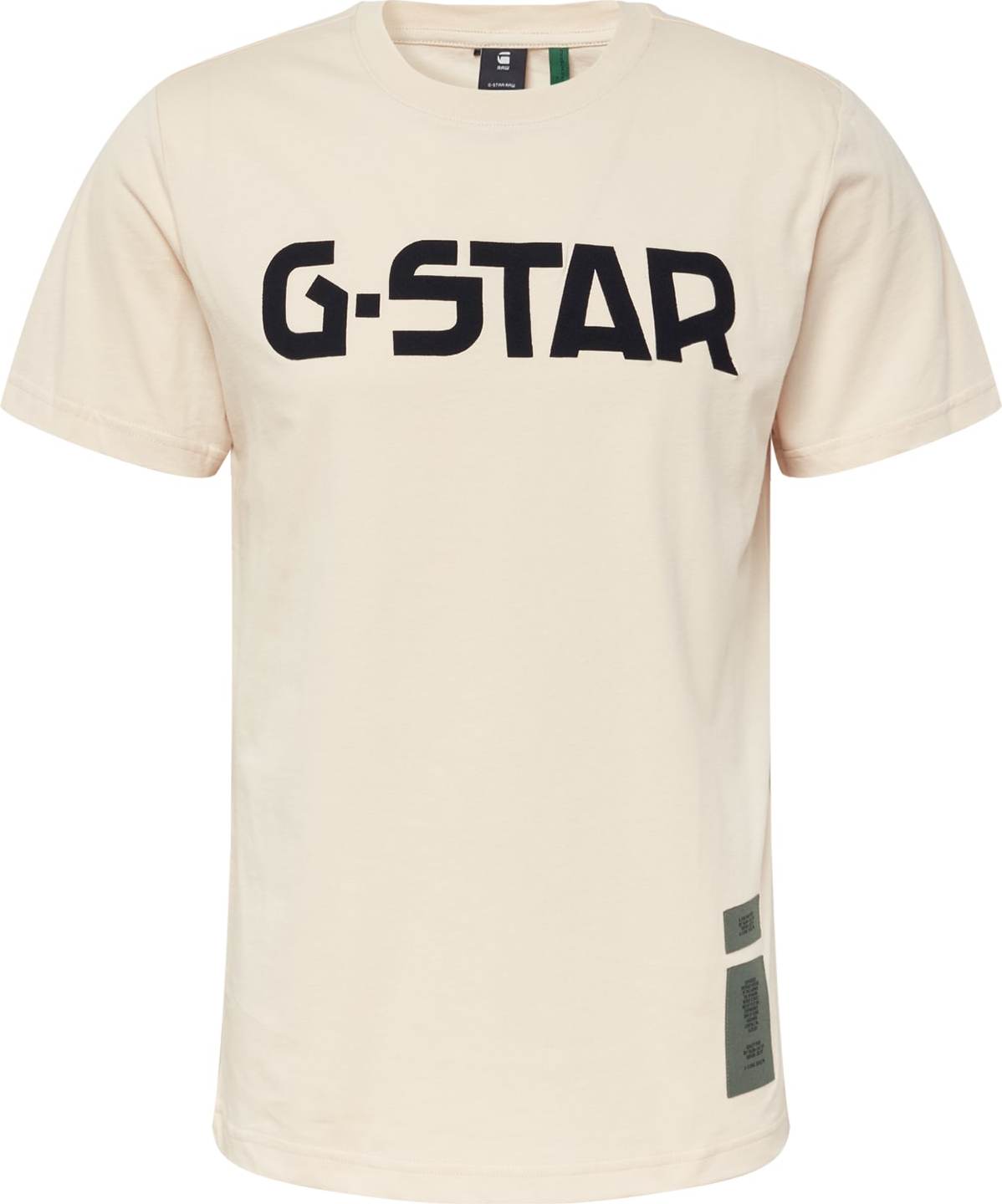 G-Star RAW Tričko béžová / černá