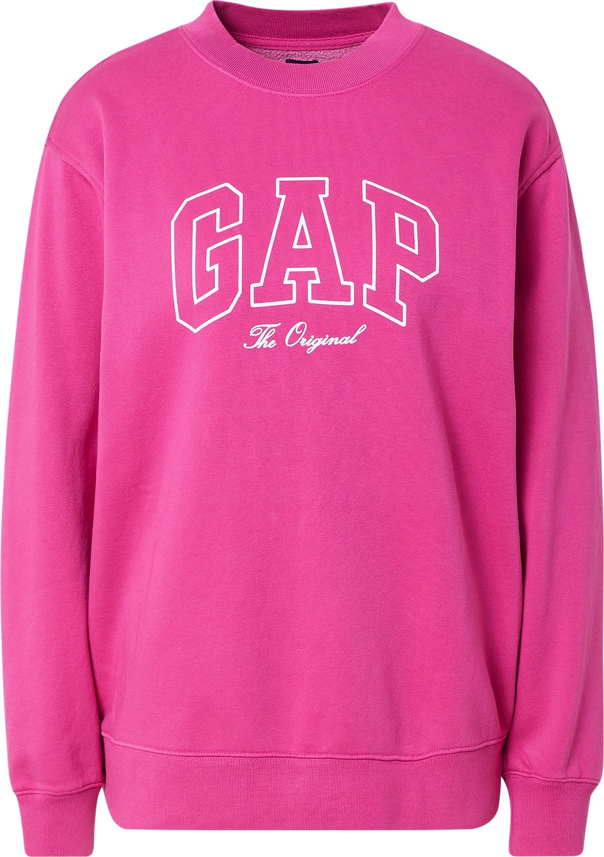 GAP Mikina pink / bílá