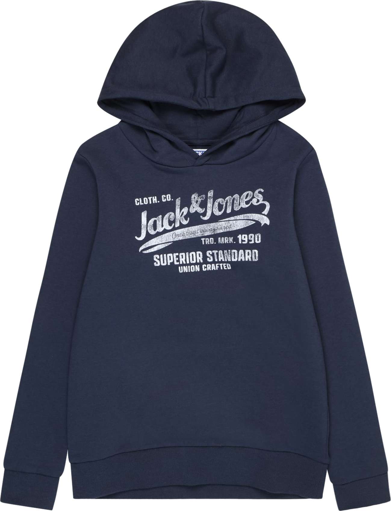 Jack & Jones Junior Mikina námořnická modř / offwhite