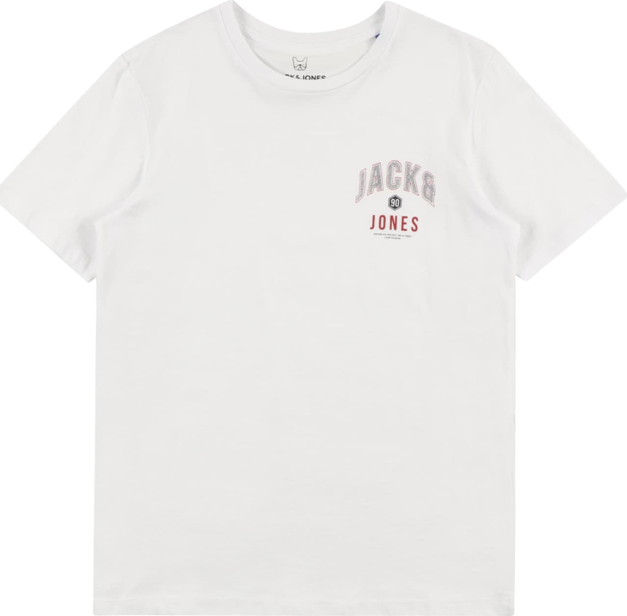 Jack & Jones Junior Tričko 'THOMAS' námořnická modř / ohnivá červená / offwhite