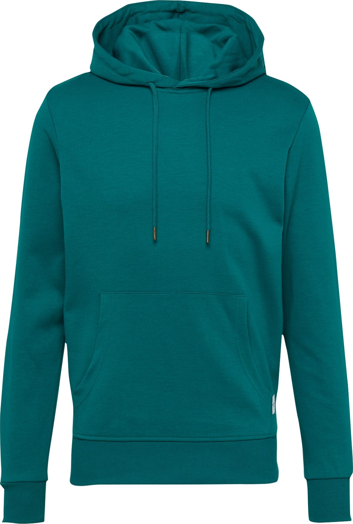 JACK & JONES Mikina 'JJEBASIC SWEAT HOOD NOOS' petrolejová