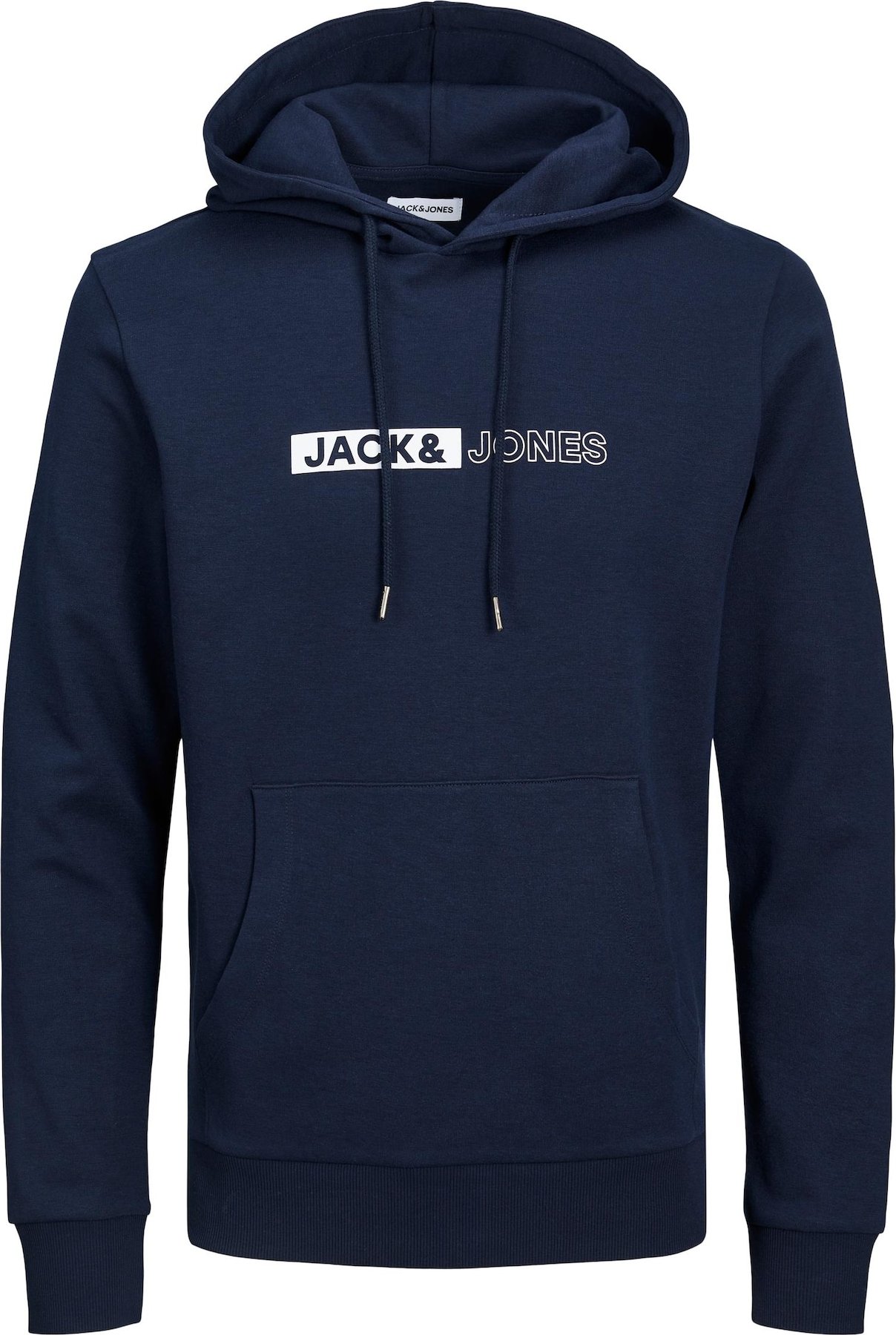 JACK & JONES Mikina 'NEO' tmavě modrá / bílá