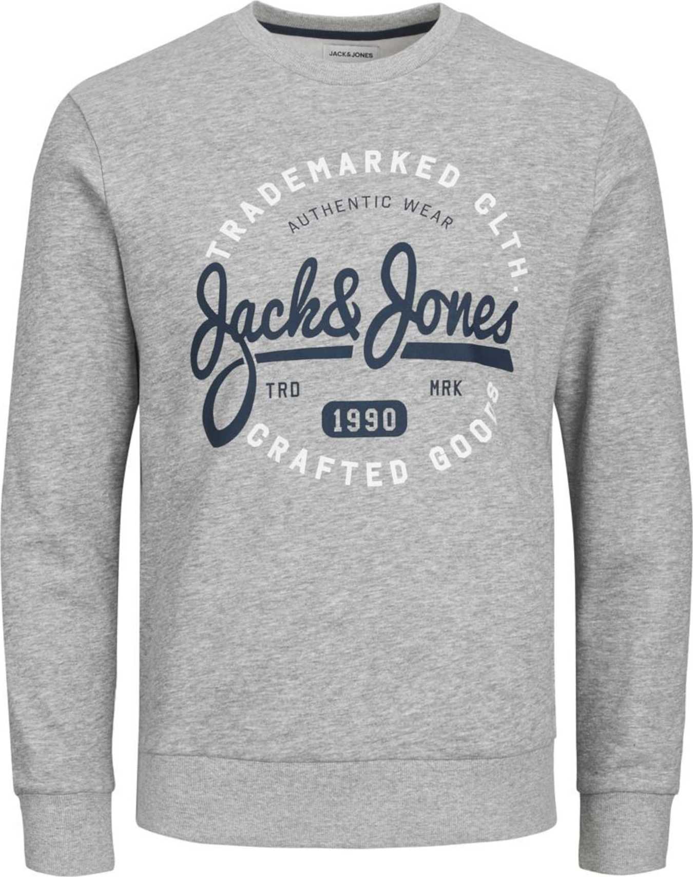 JACK & JONES Mikina šedá