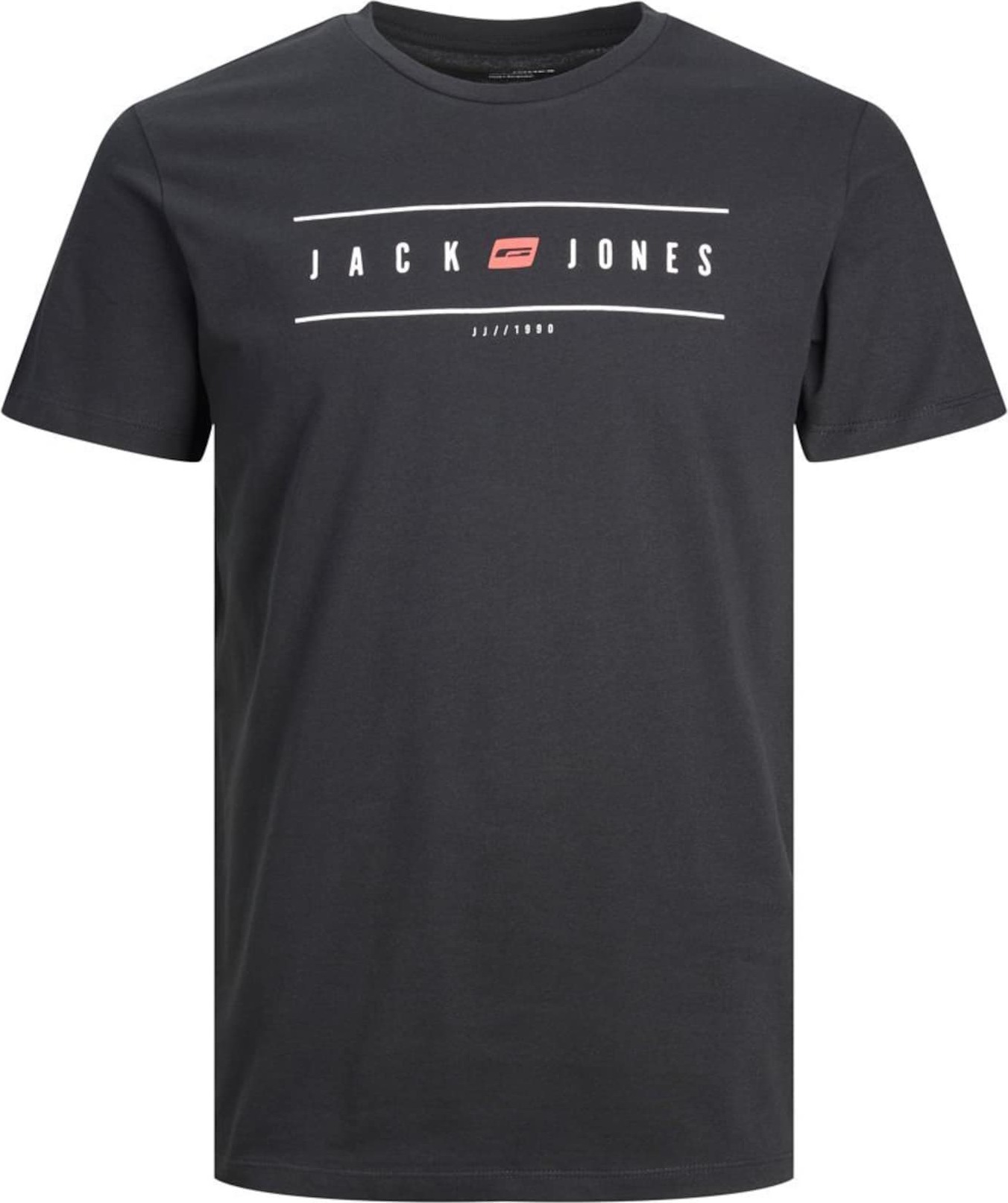 JACK & JONES Tričko červená / černá / bílá