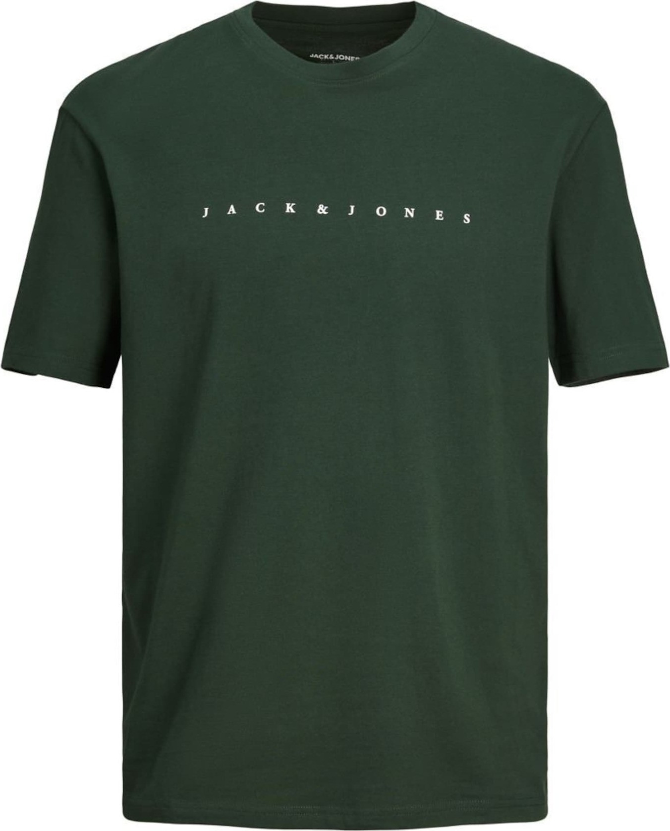 JACK & JONES Tričko jedle / bílá