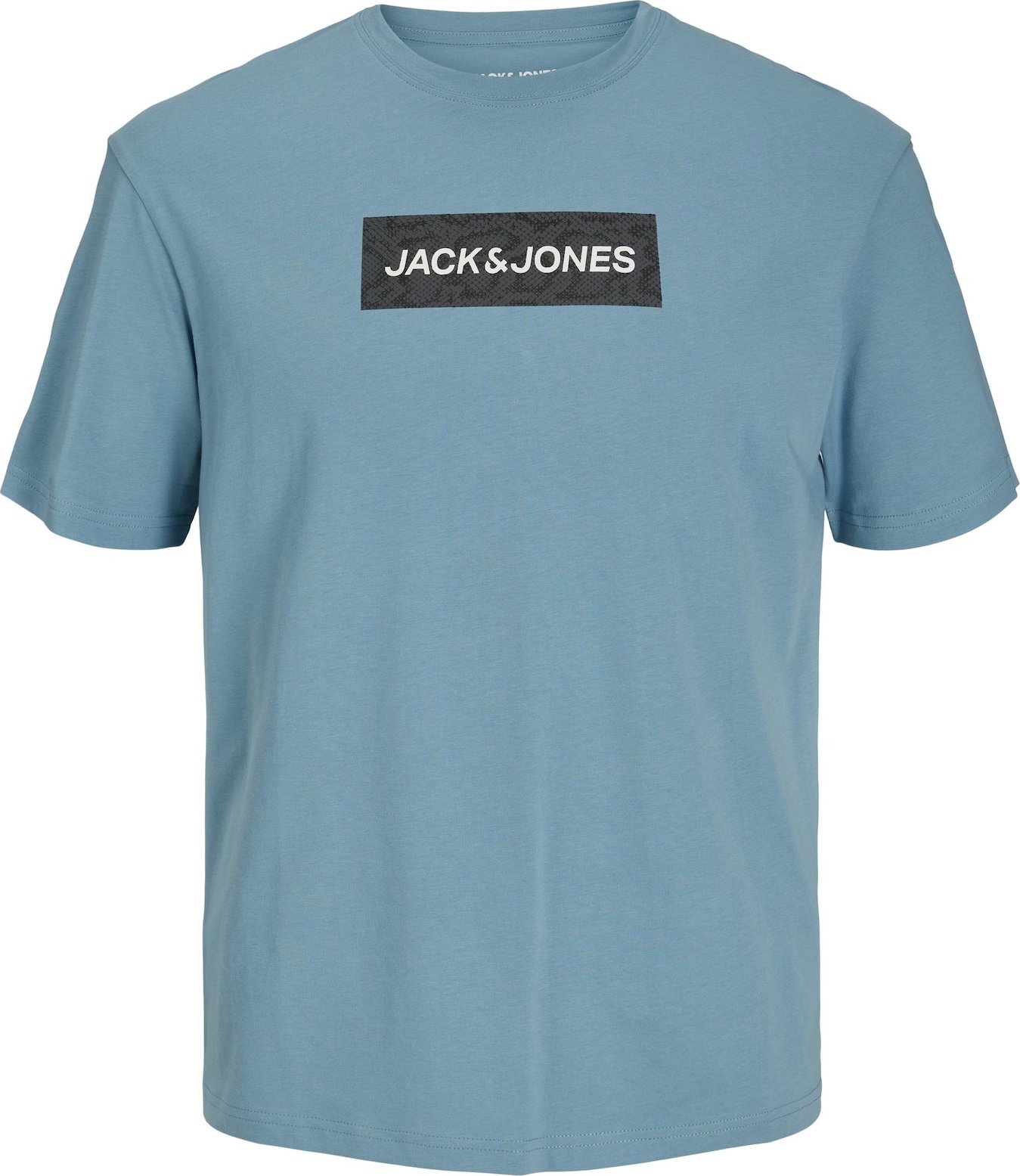 JACK & JONES Tričko kouřově modrá / černá / bílá