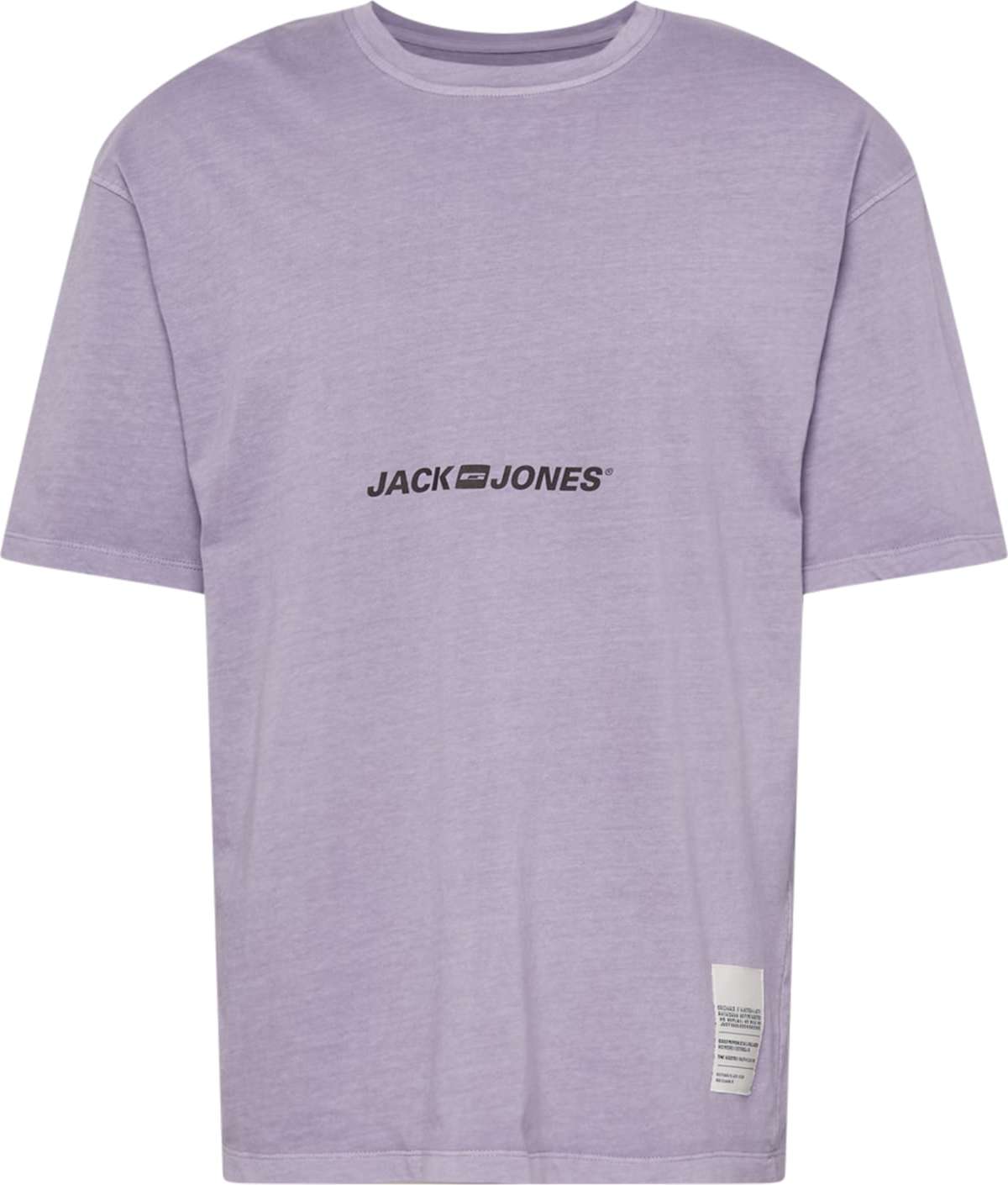 JACK & JONES Tričko 'REMEMBER' šeříková / černá