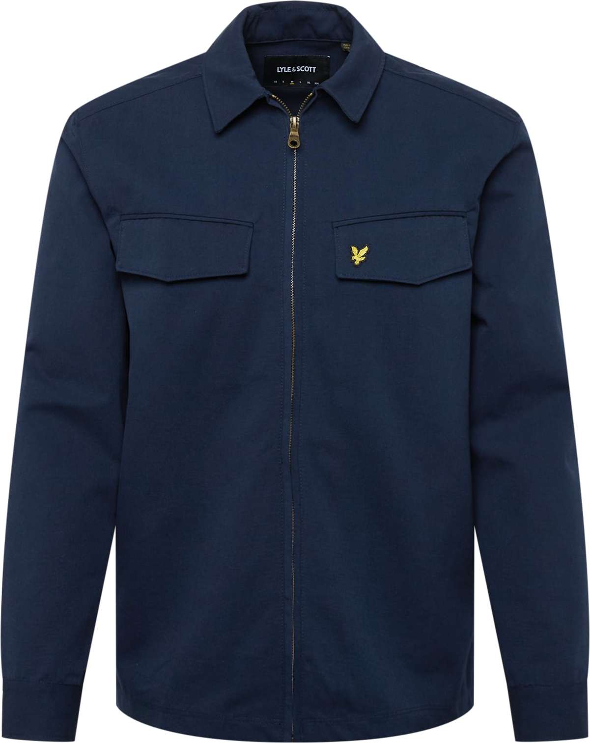 Lyle & Scott Přechodná bunda námořnická modř / žlutá