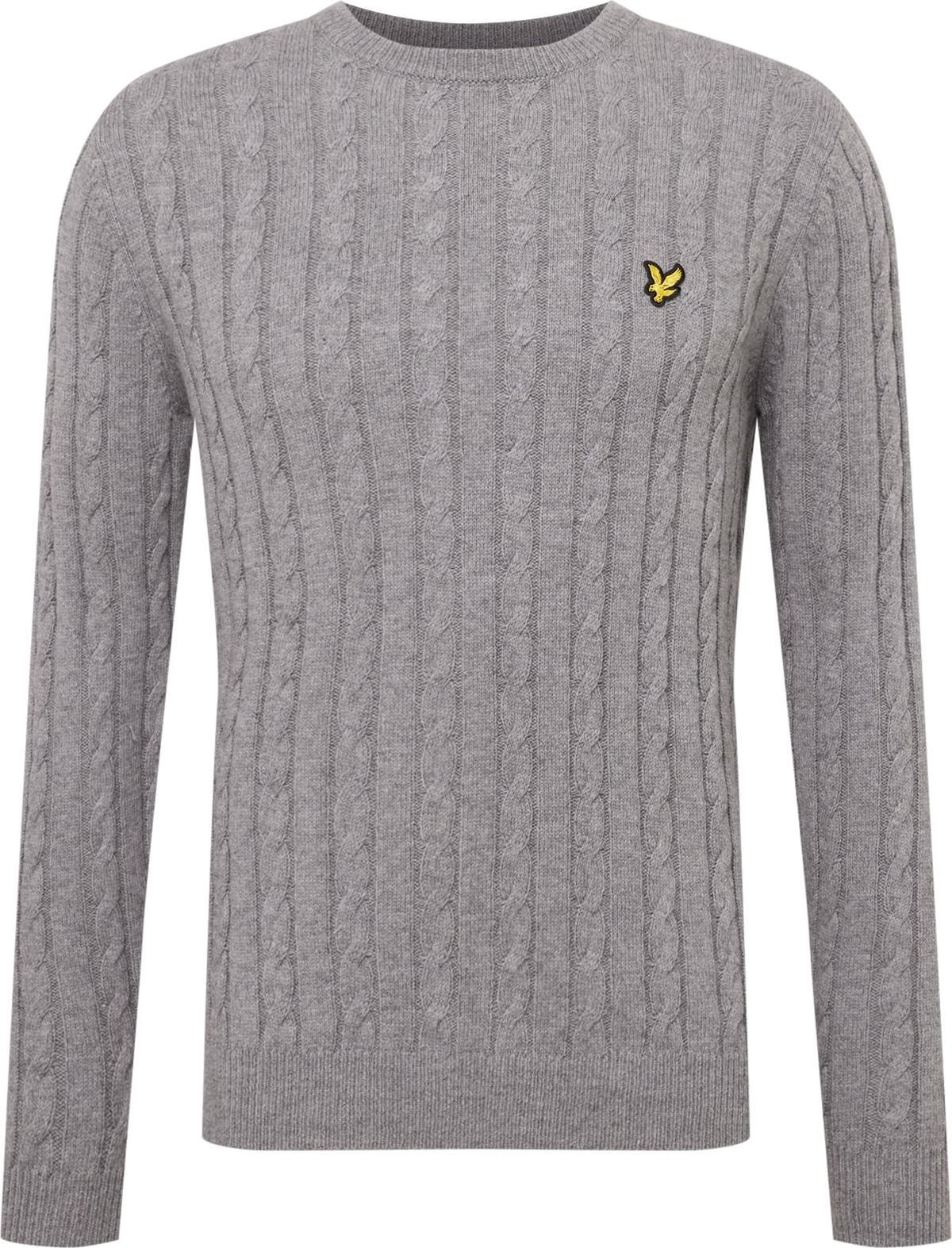 Lyle & Scott Svetr 'Cable Jumper' šedá