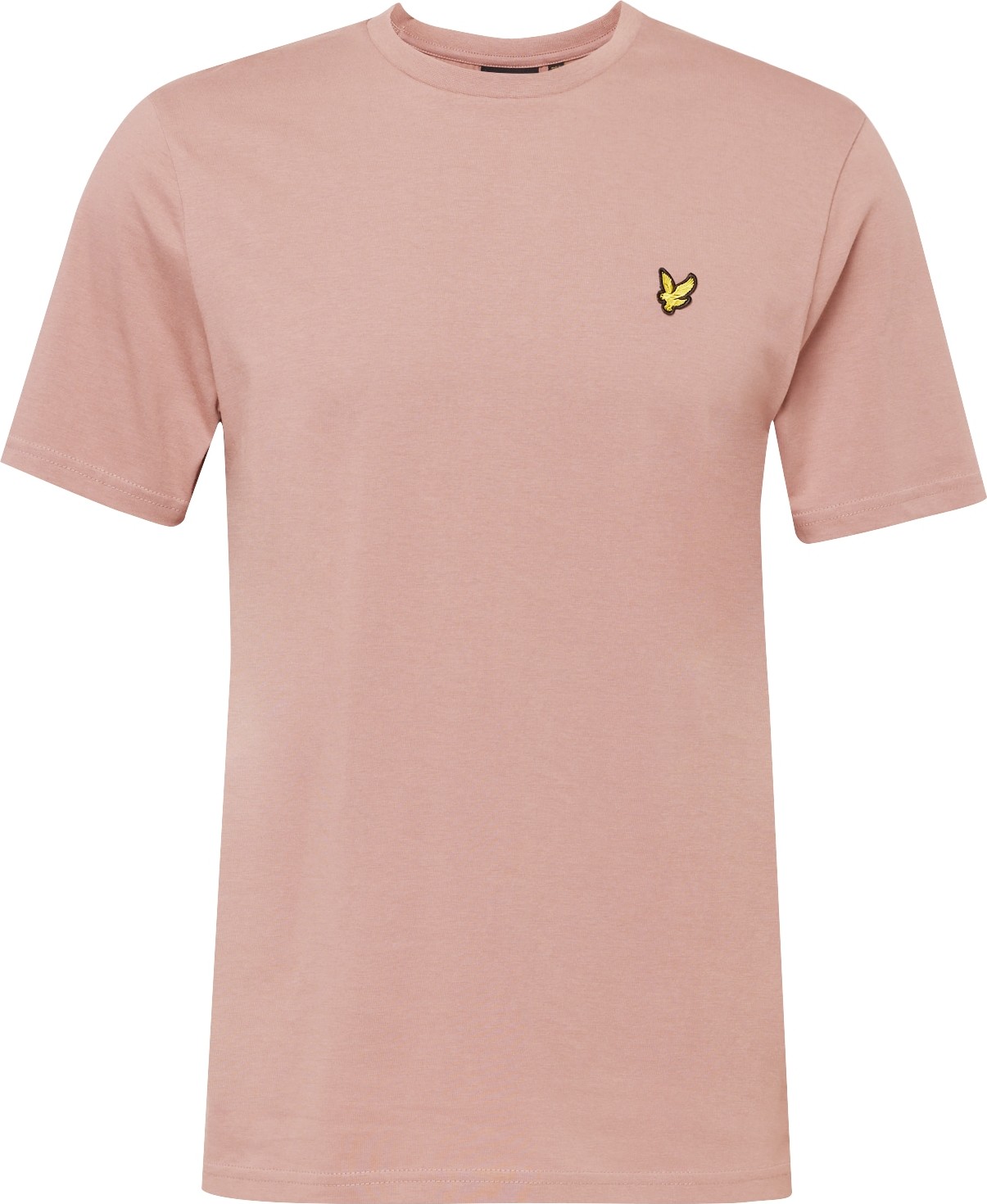 Lyle & Scott Tričko limone / starorůžová / černá