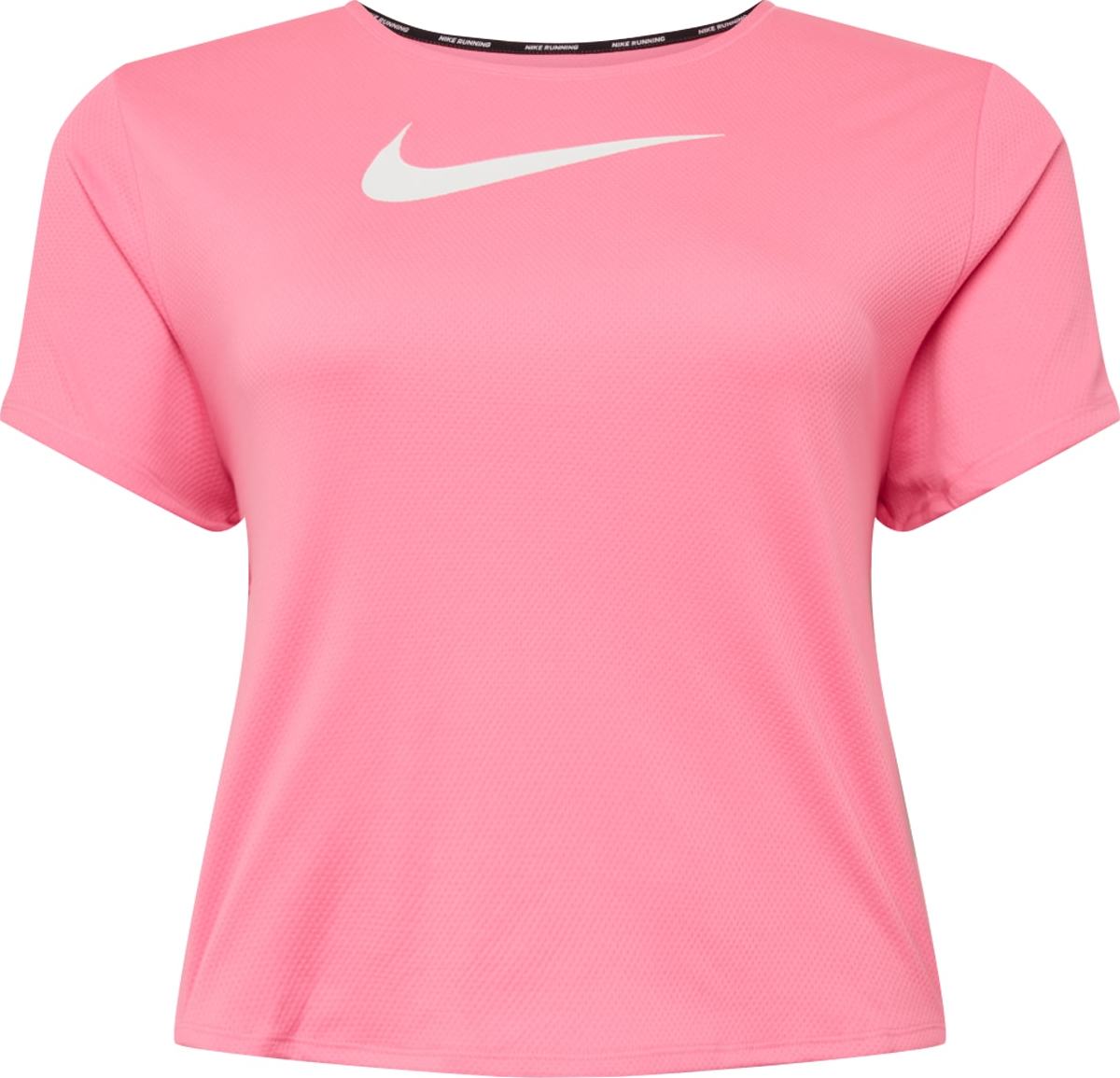 NIKE Funkční tričko pink / bílá