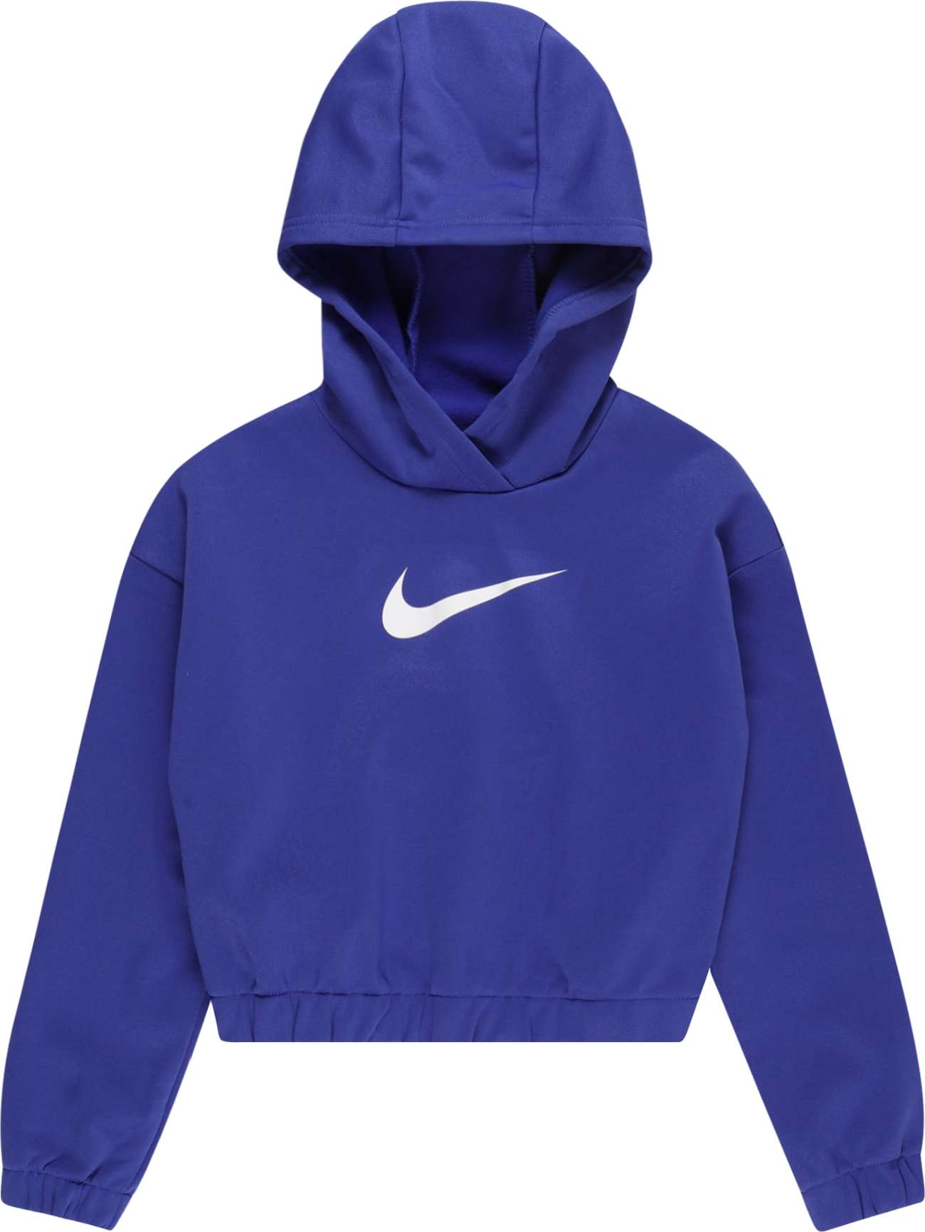 NIKE Sportovní mikina tmavě modrá / bílá