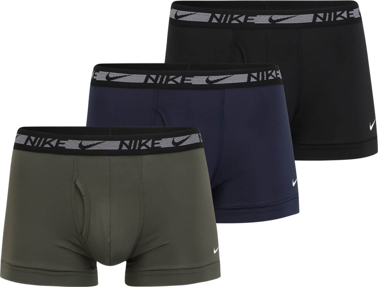 NIKE Sportovní spodní prádlo tmavě modrá / khaki / černá