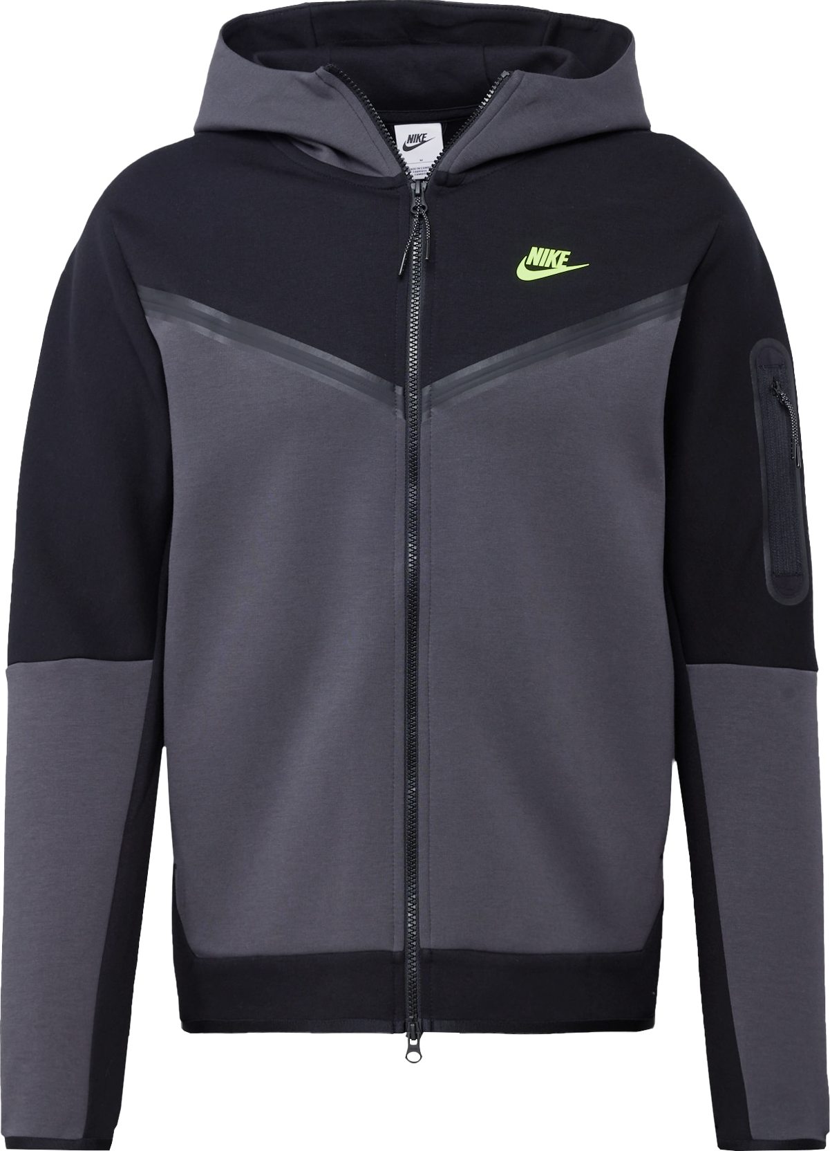 Nike Sportswear Mikina antracitová / zelená / černá