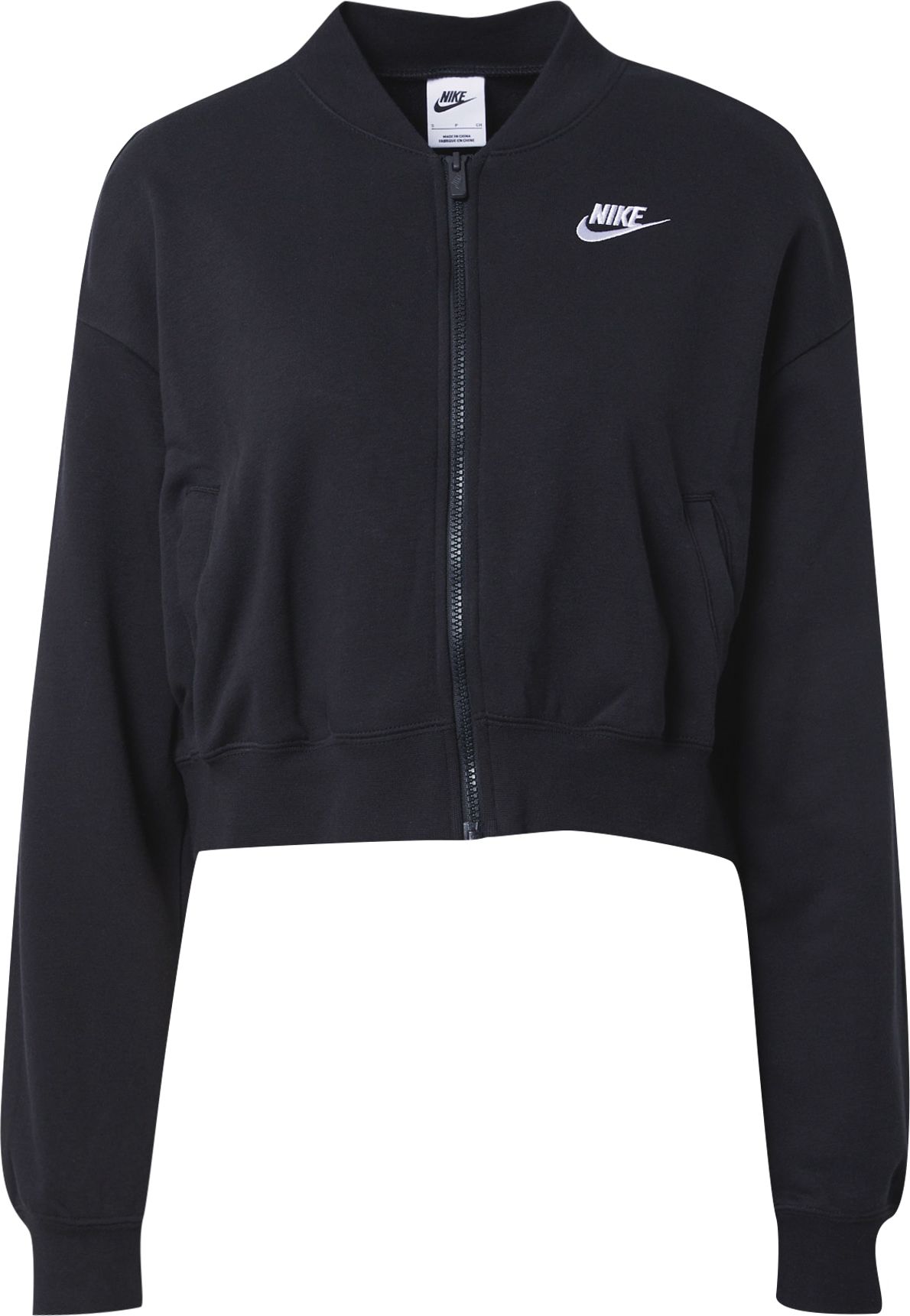 Nike Sportswear Mikina černá / bílá