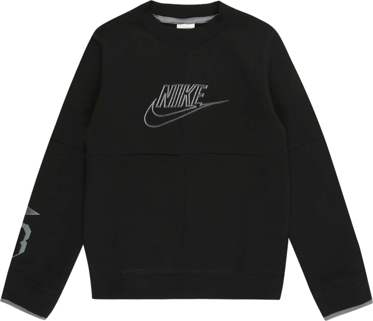 Nike Sportswear Mikina kámen / černá