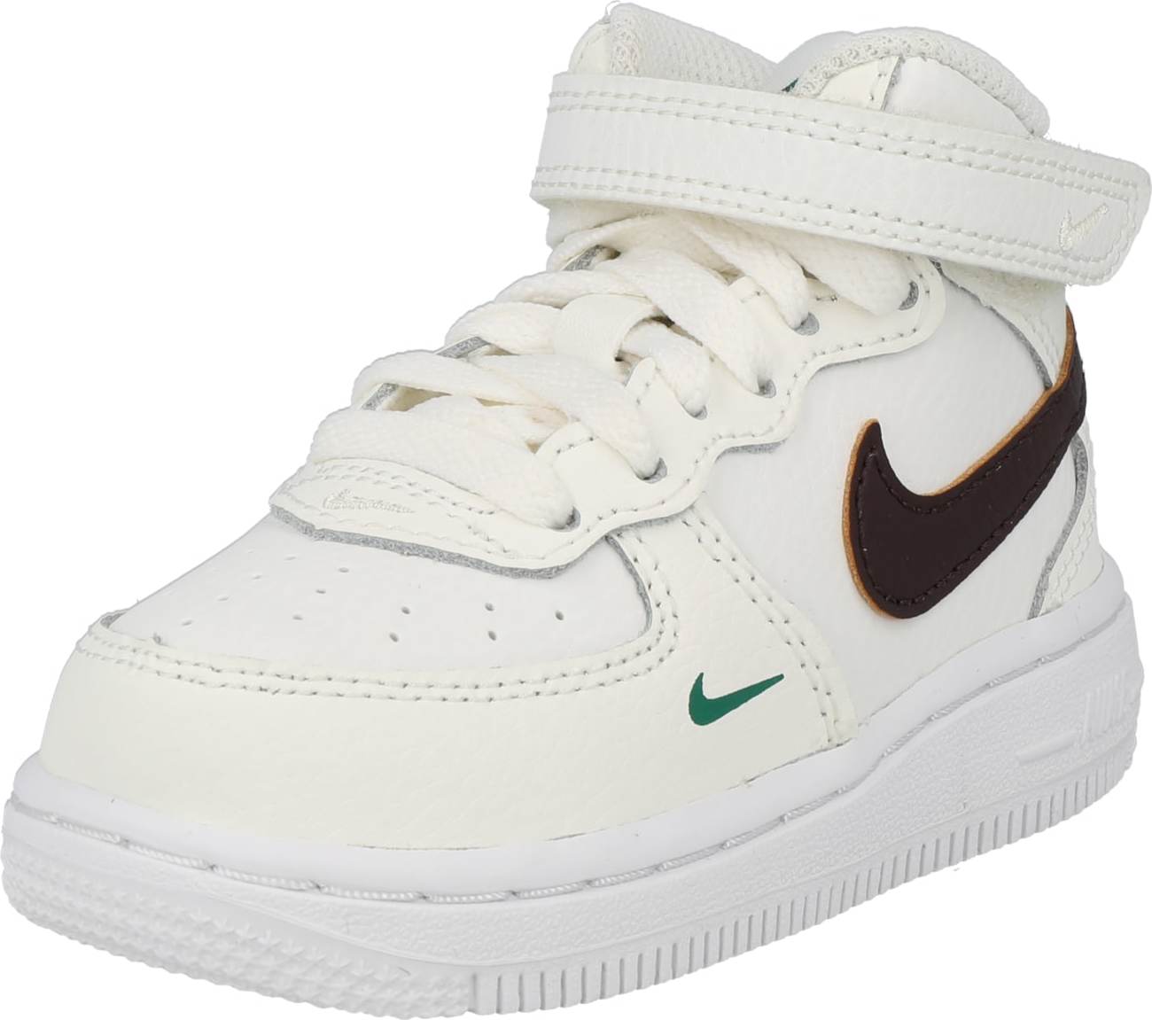 Nike Sportswear Tenisky 'Force 1' krémová / trávově zelená / černá / bílá