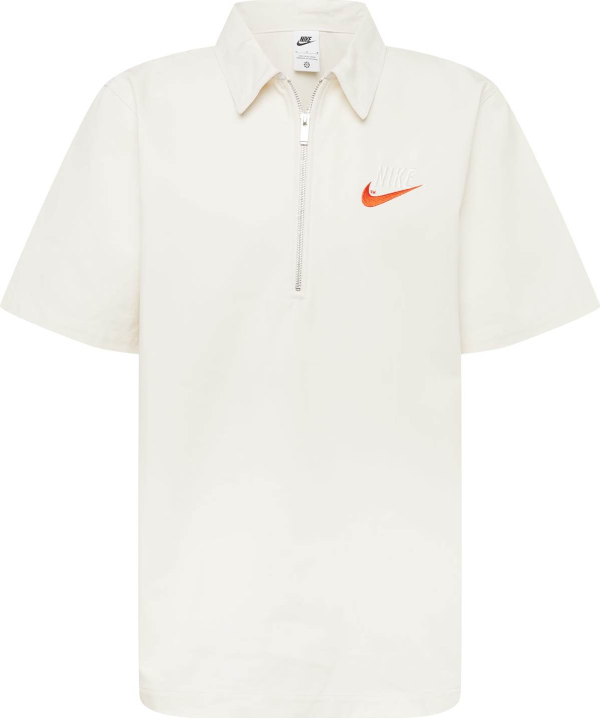 Nike Sportswear Tričko světle šedá / oranžová