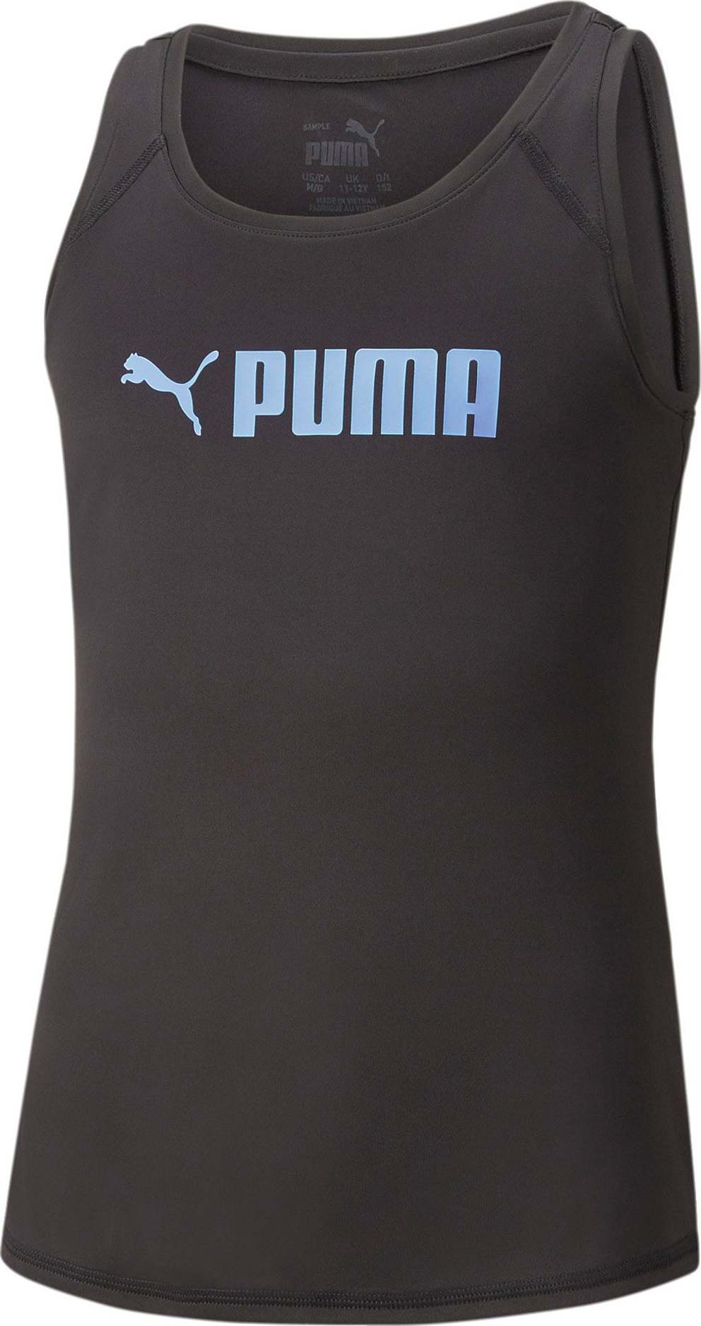 PUMA Funkční tričko světlemodrá / černá