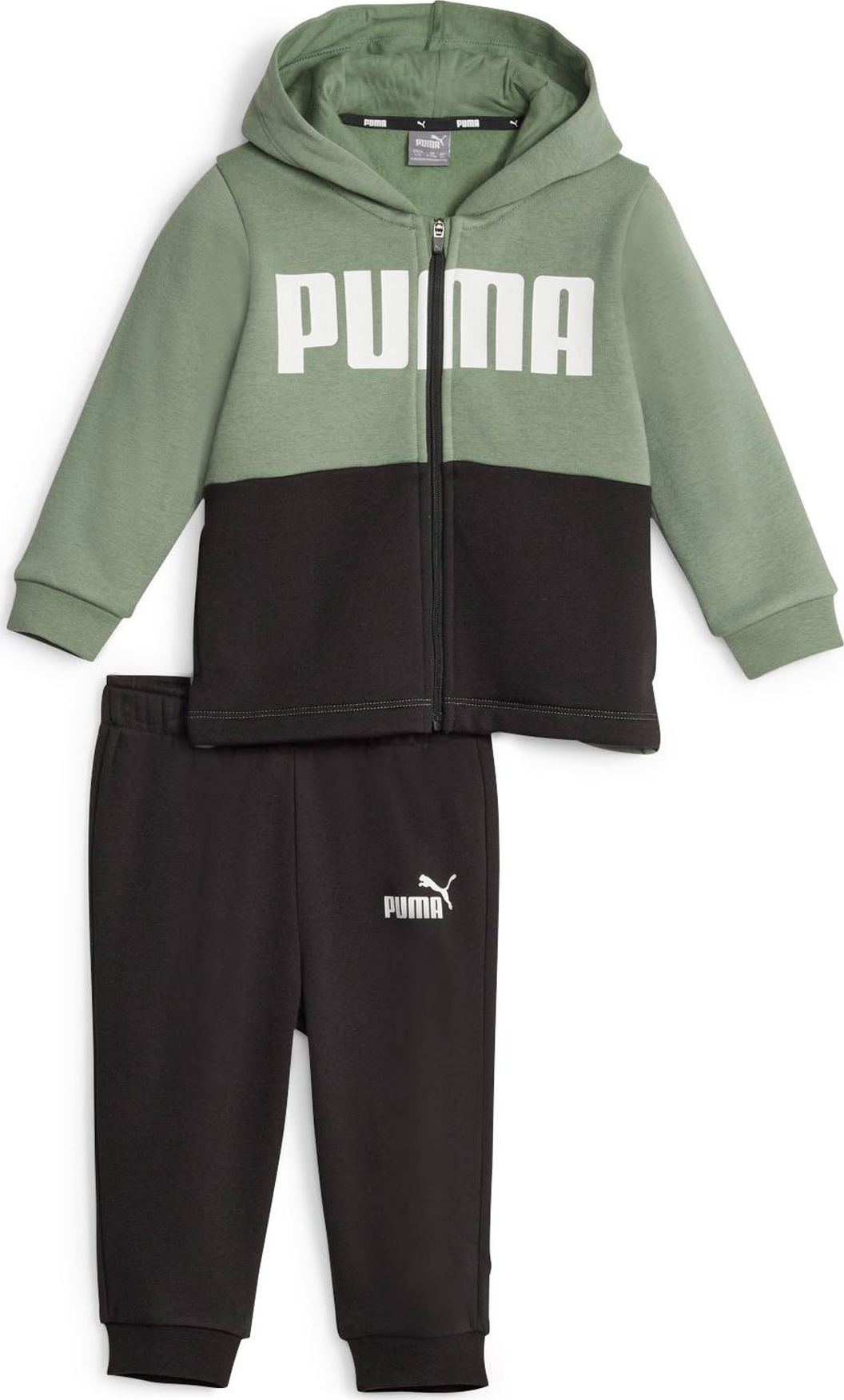 PUMA Sportovní oblečení khaki / černá / bílá