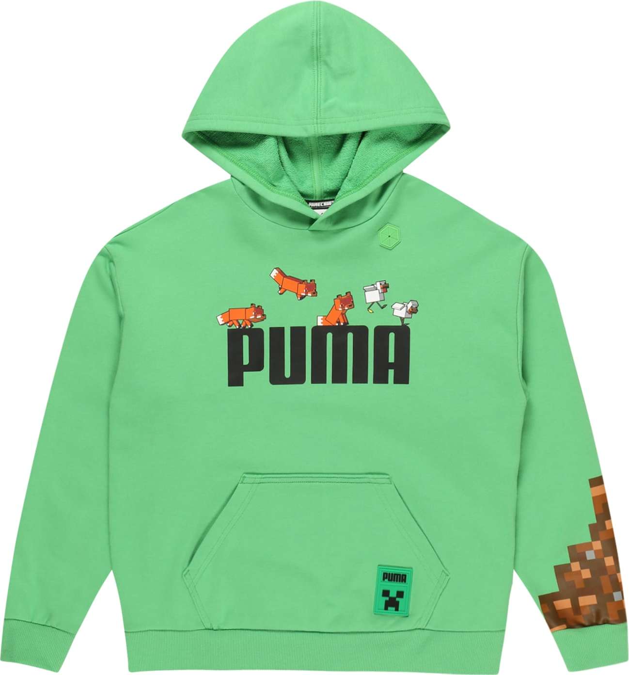 PUMA Mikina 'Minekraft' zelená / mix barev