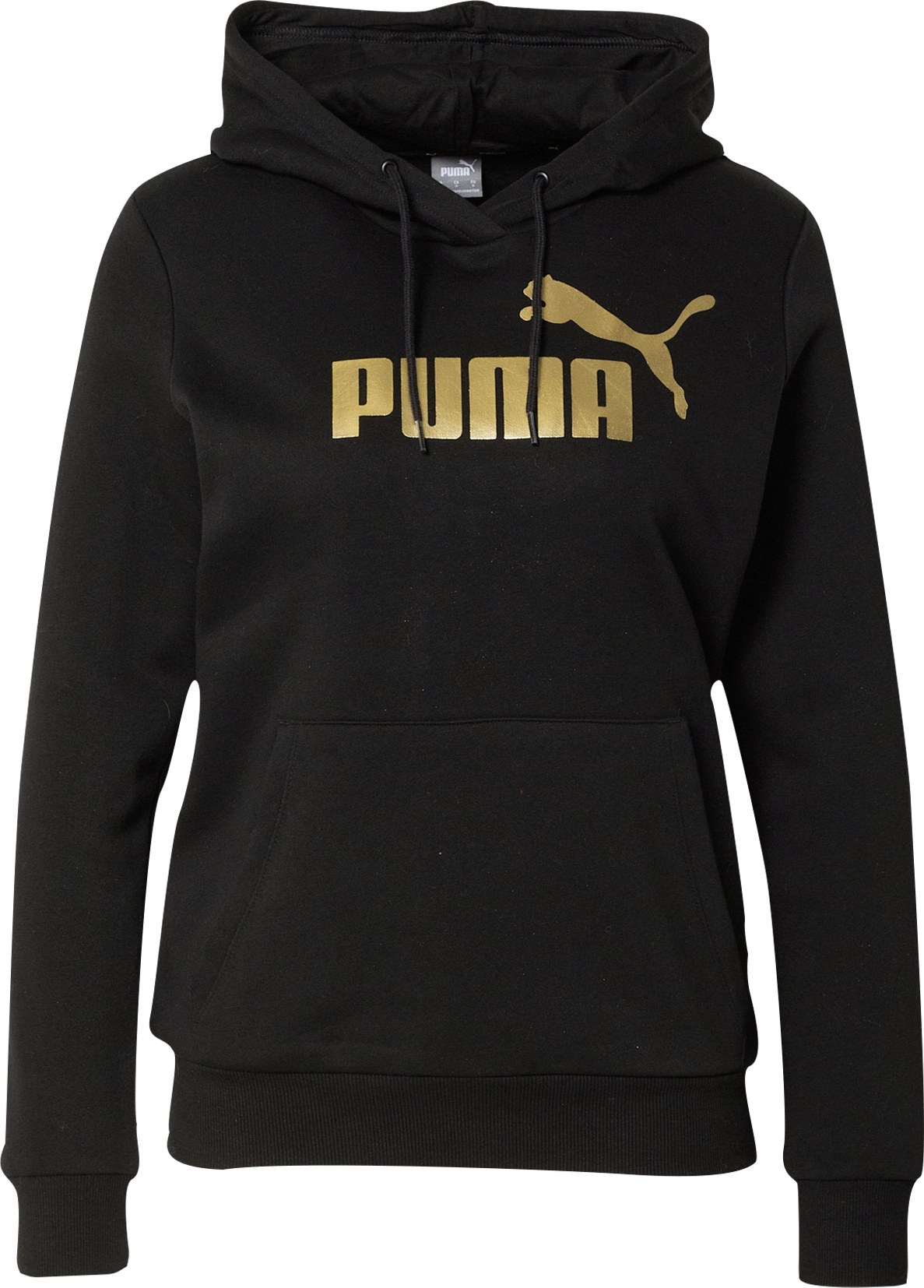 PUMA Mikina zlatá / černá