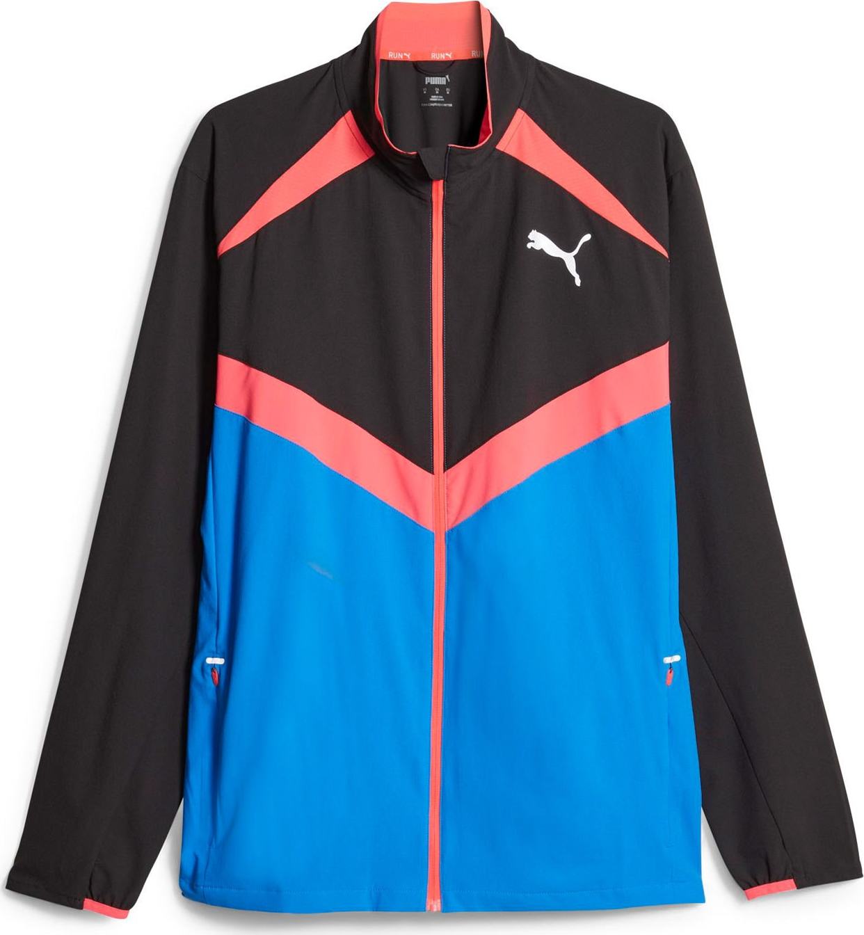 PUMA Sportovní bunda nebeská modř / růžová / černá