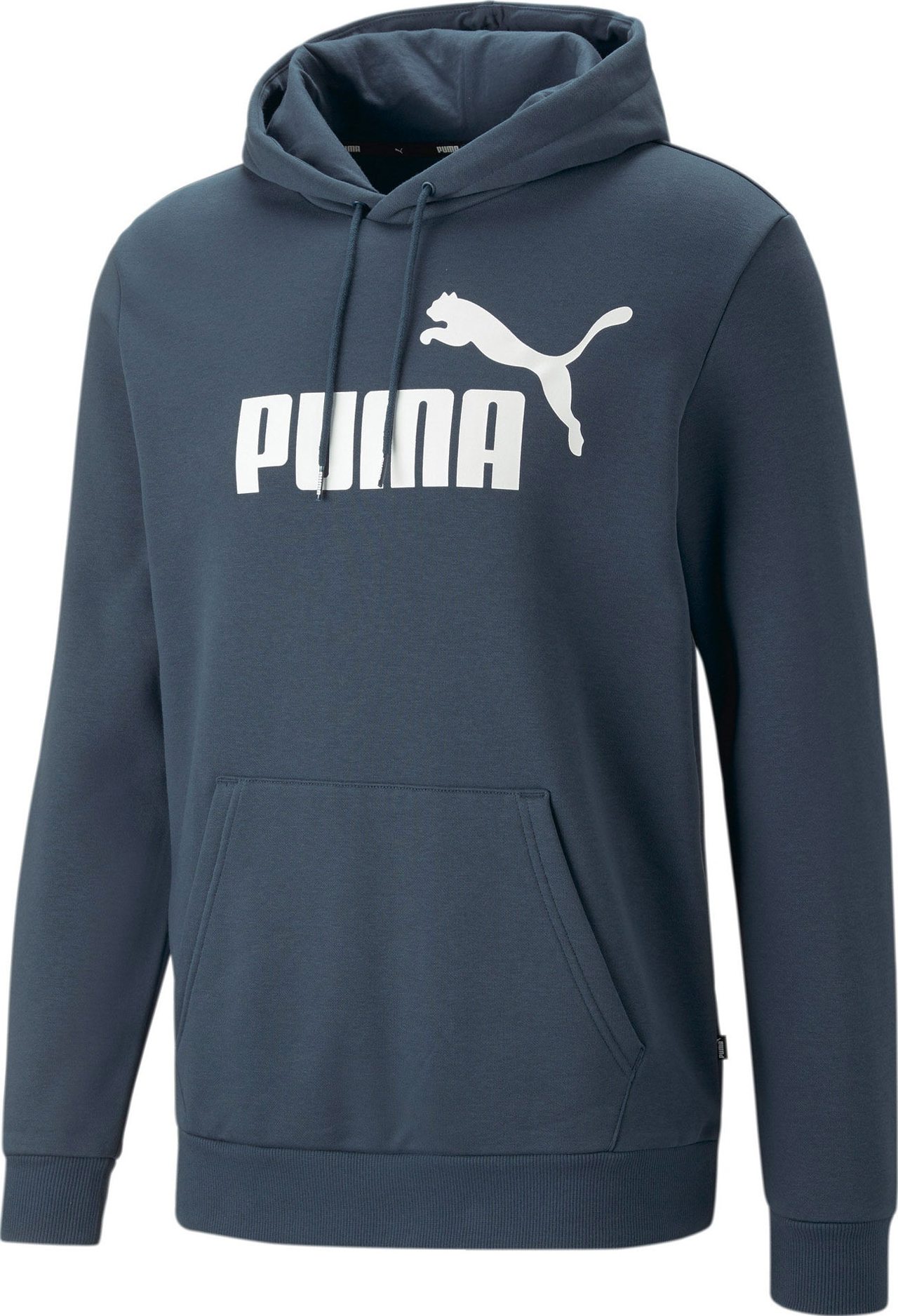 PUMA Sportovní mikina noční modrá / bílá