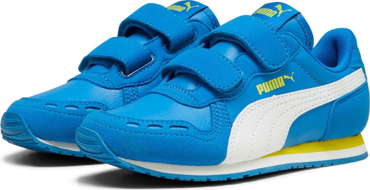 PUMA Tenisky 'Cabana Racer' modrá / jablko / bílá