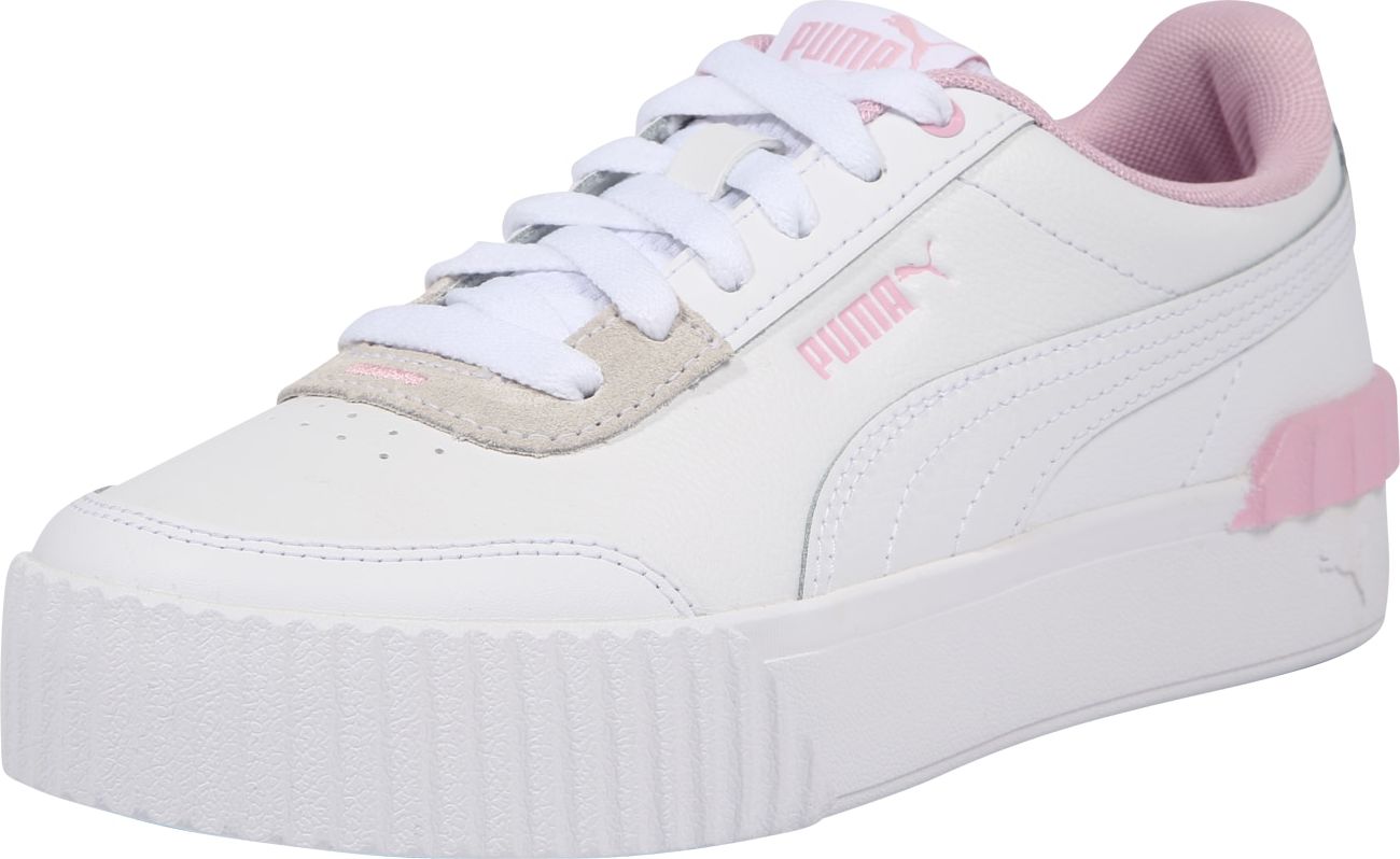 PUMA Tenisky 'Carina' režná / světle růžová / bílá