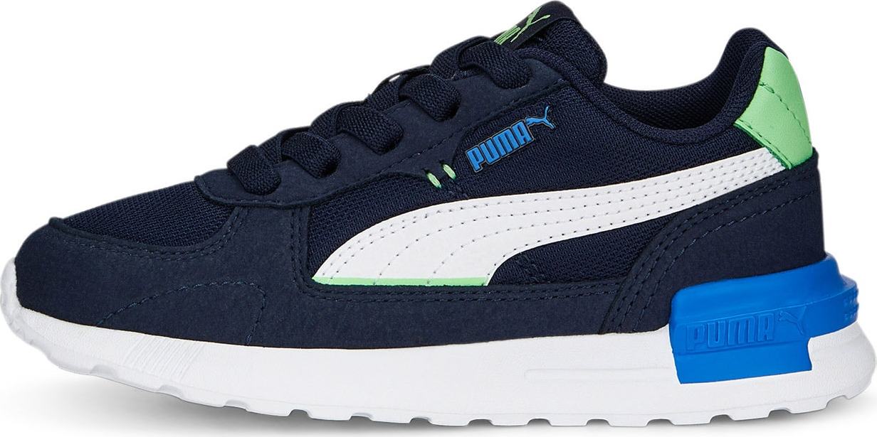 PUMA Tenisky 'Graviton' námořnická modř / světle zelená / bílá