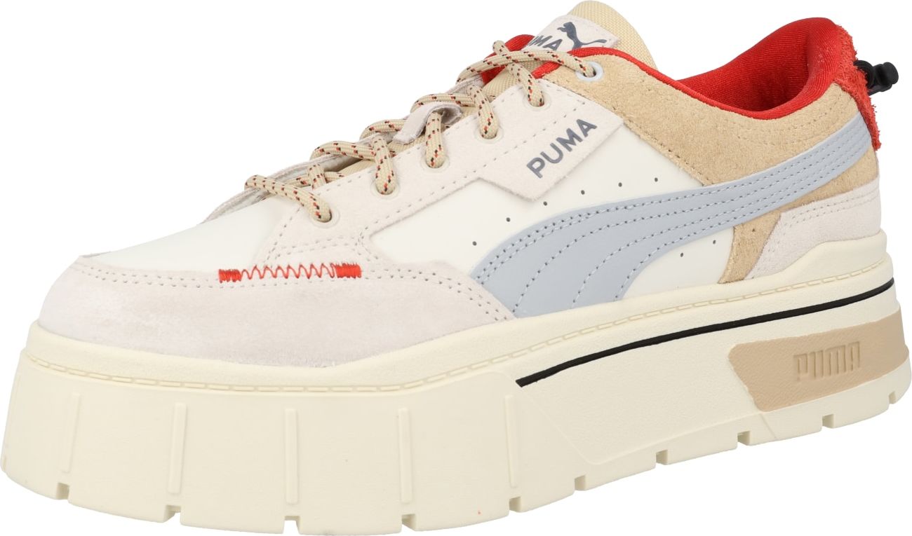 PUMA Tenisky 'Mayze Stack' krémová / světle hnědá / šedá / černá