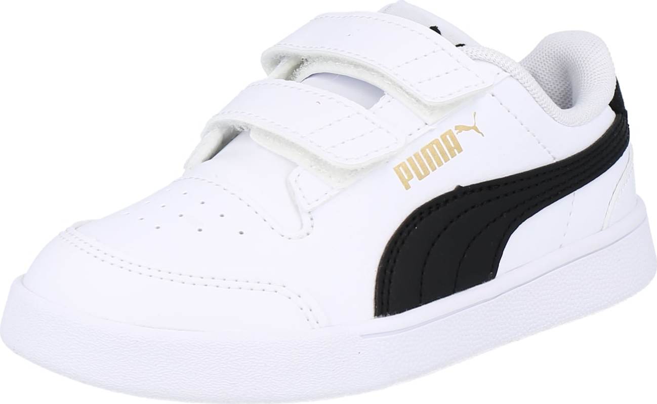 PUMA Tenisky 'Shuffle' zlatá / černá / bílá