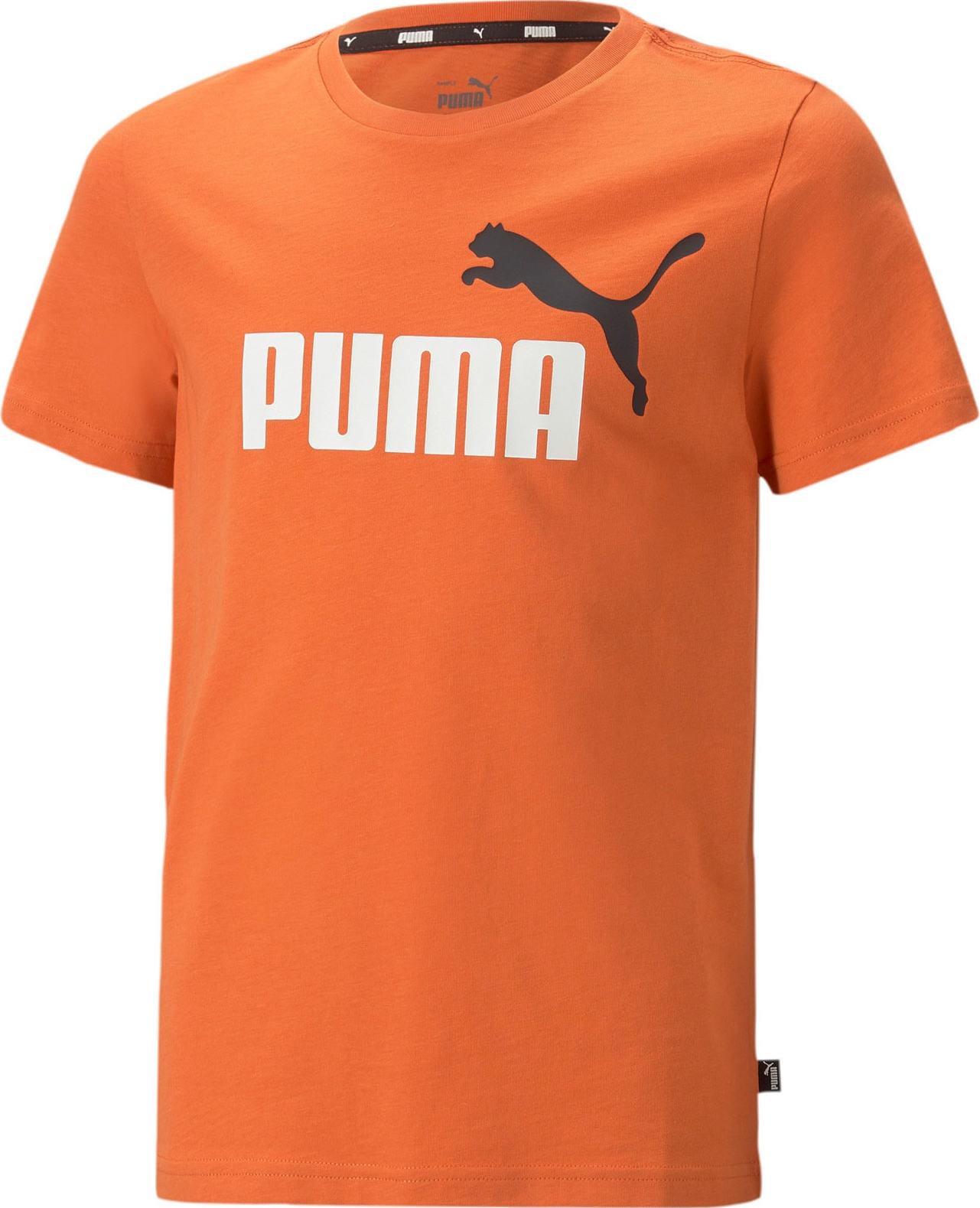 PUMA Funkční tričko oranžová / černá / bílá